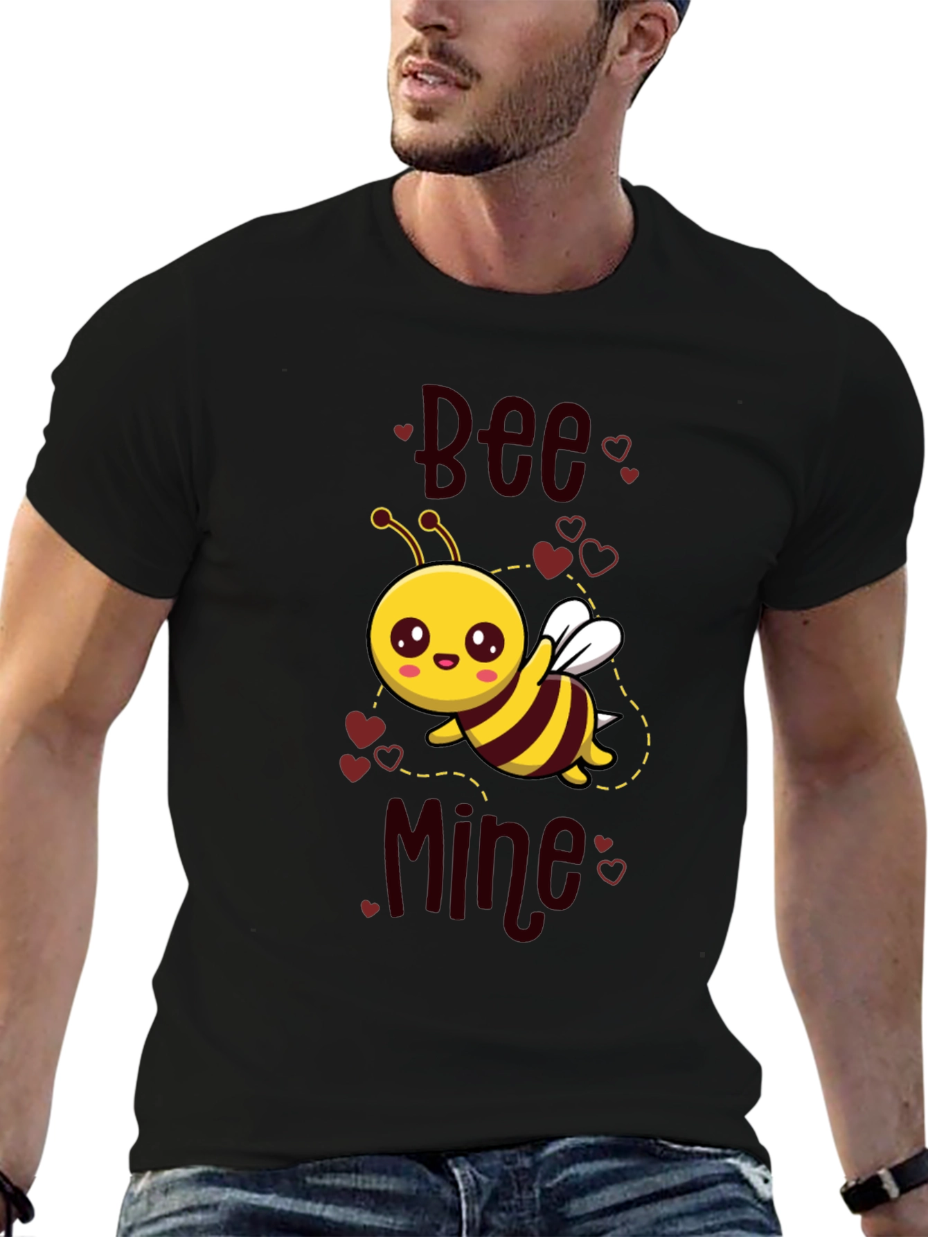 Bee Mine Valentines Day Graphic Tee