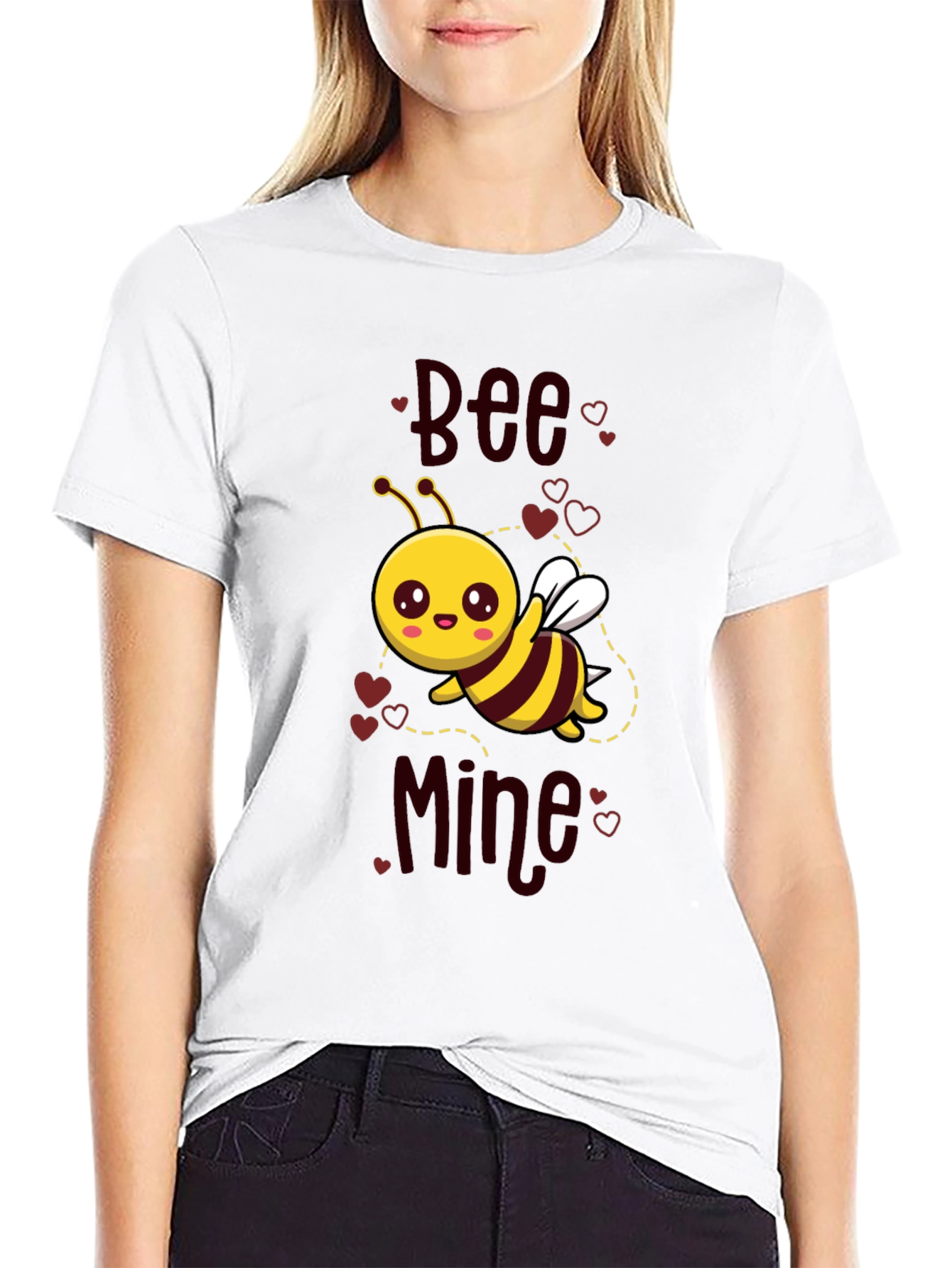 Bee Mine Valentines Day Graphic Tee
