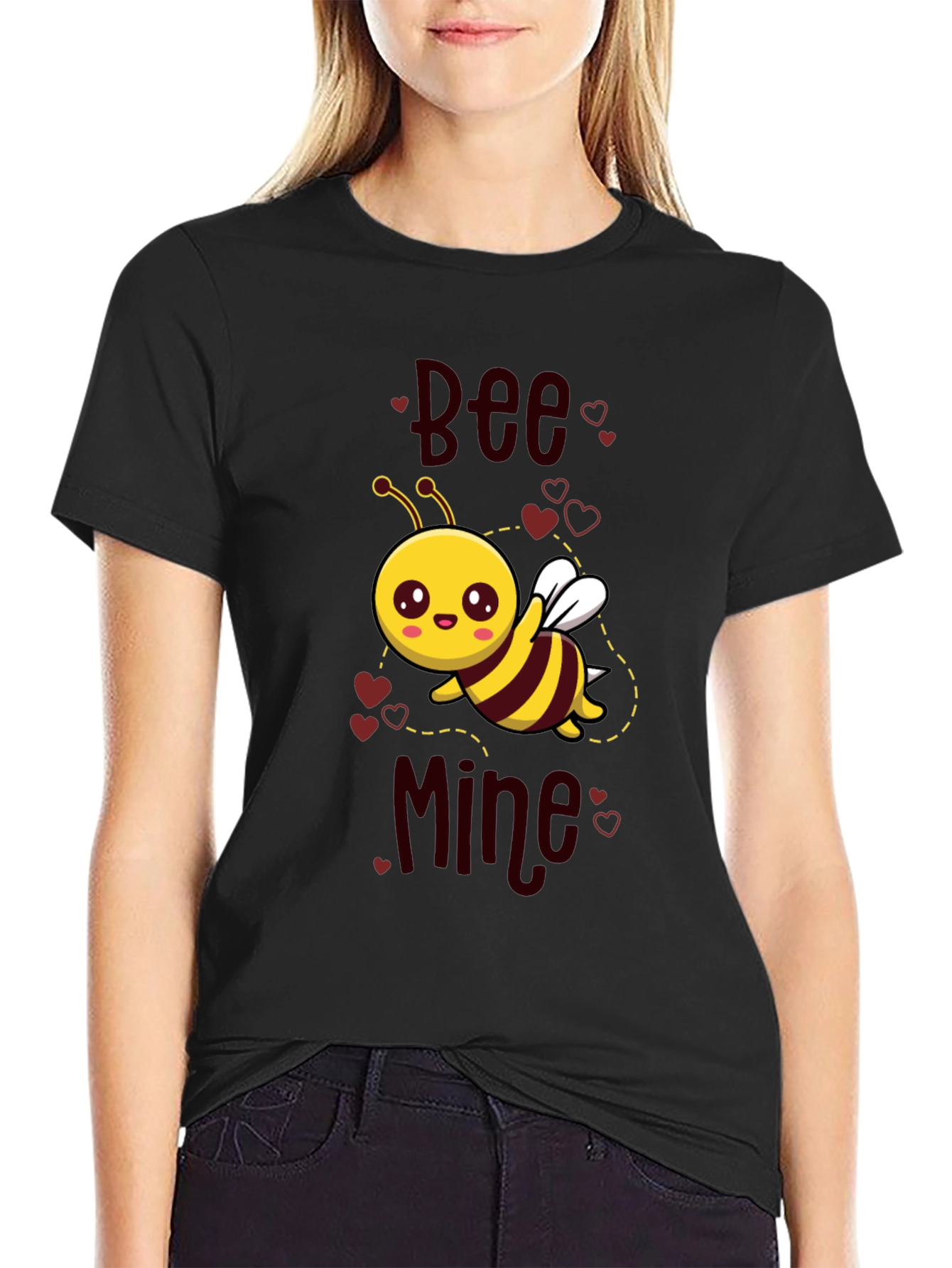 Bee Mine Valentines Day Graphic Tee