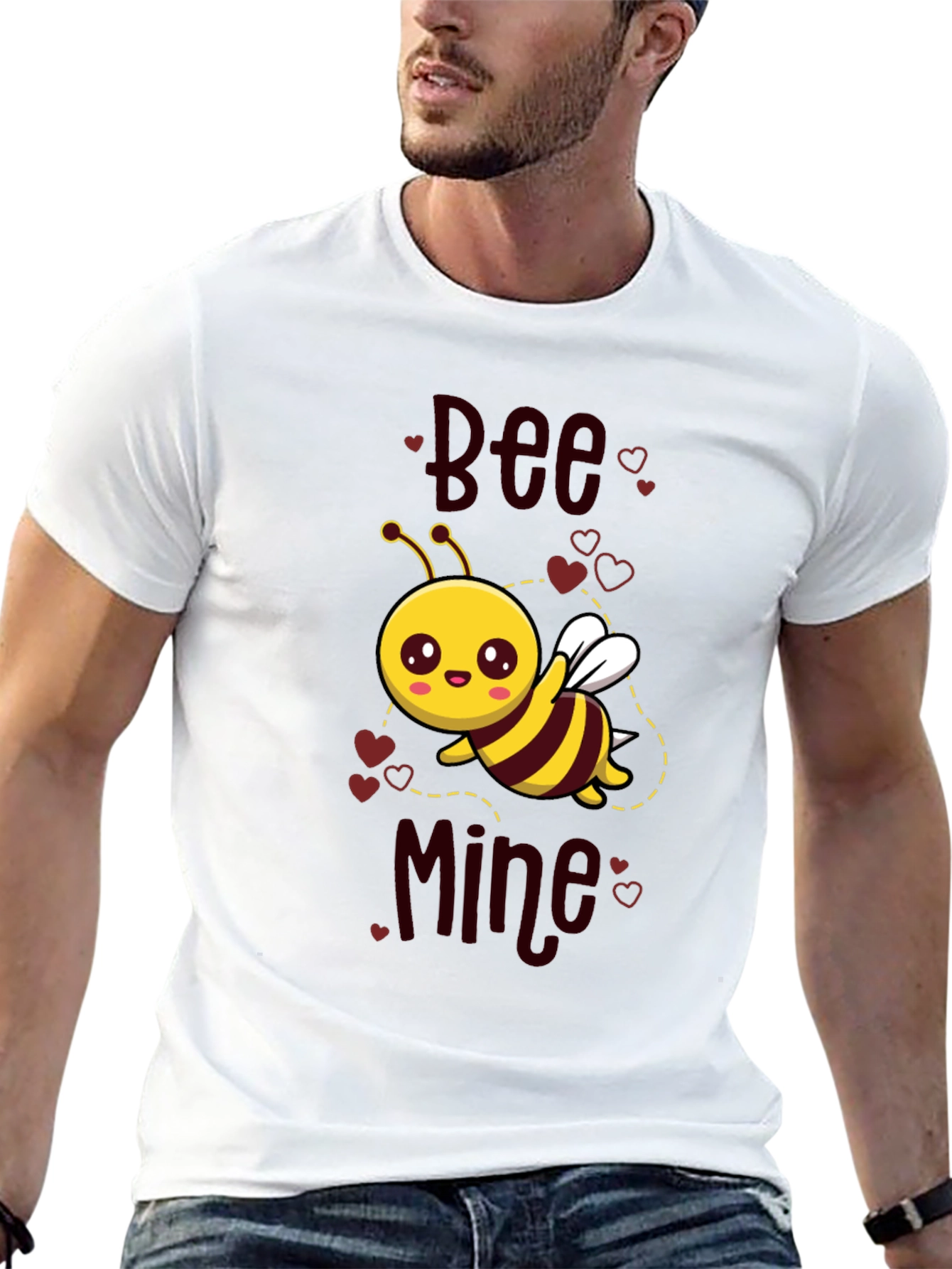 Bee Mine Valentines Day Graphic Tee