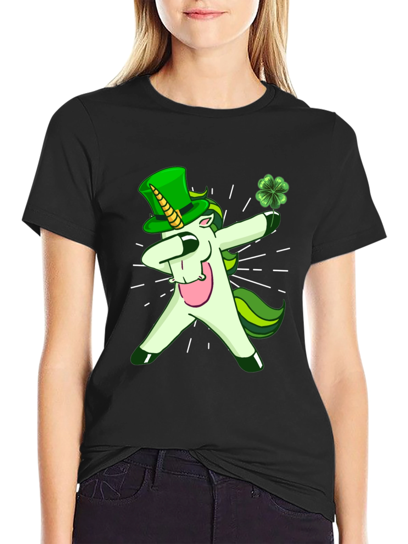 St. Patricks Day Dab Unicorn T-Shirt
