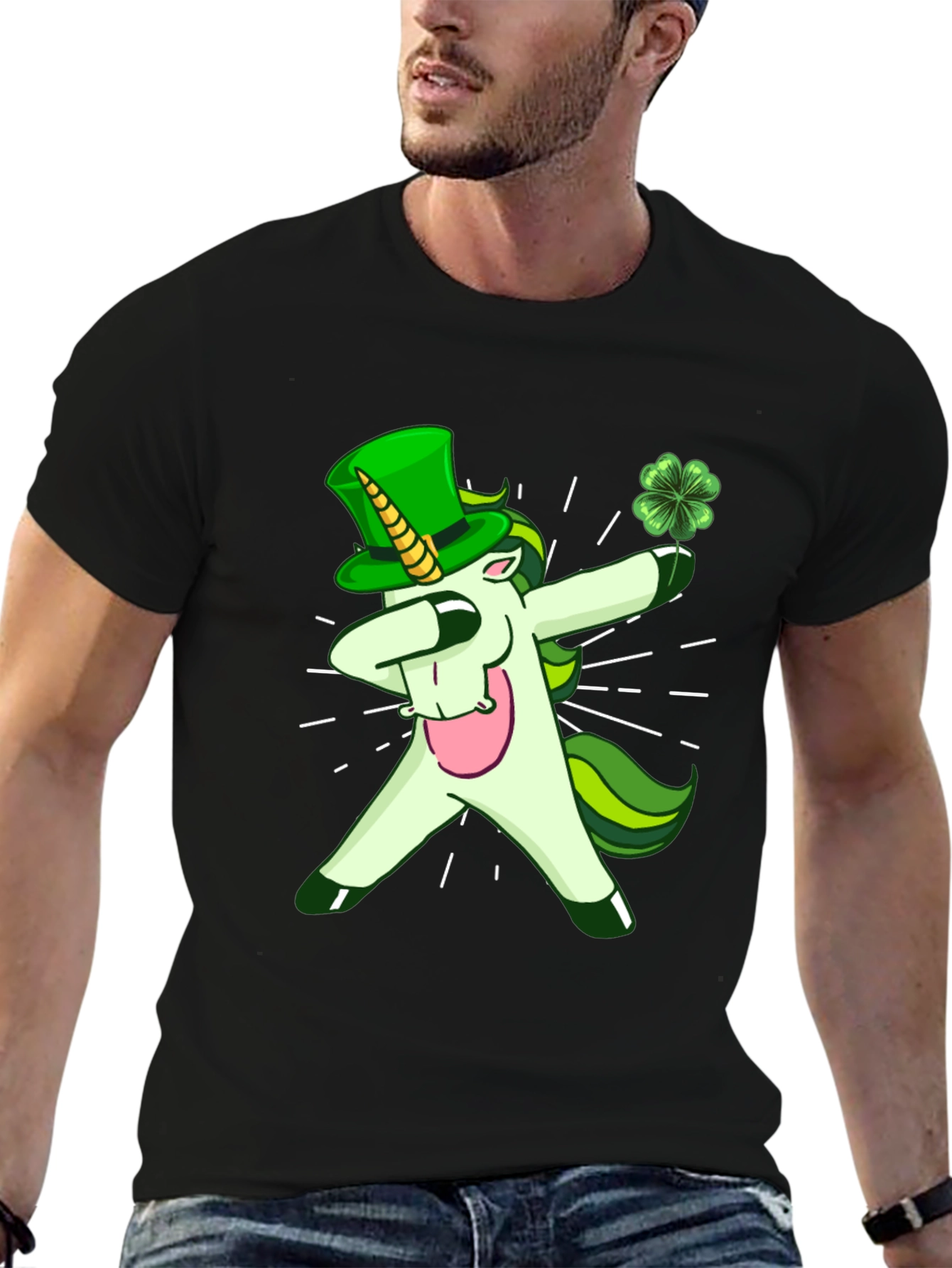 St. Patricks Day Dab Unicorn T-Shirt