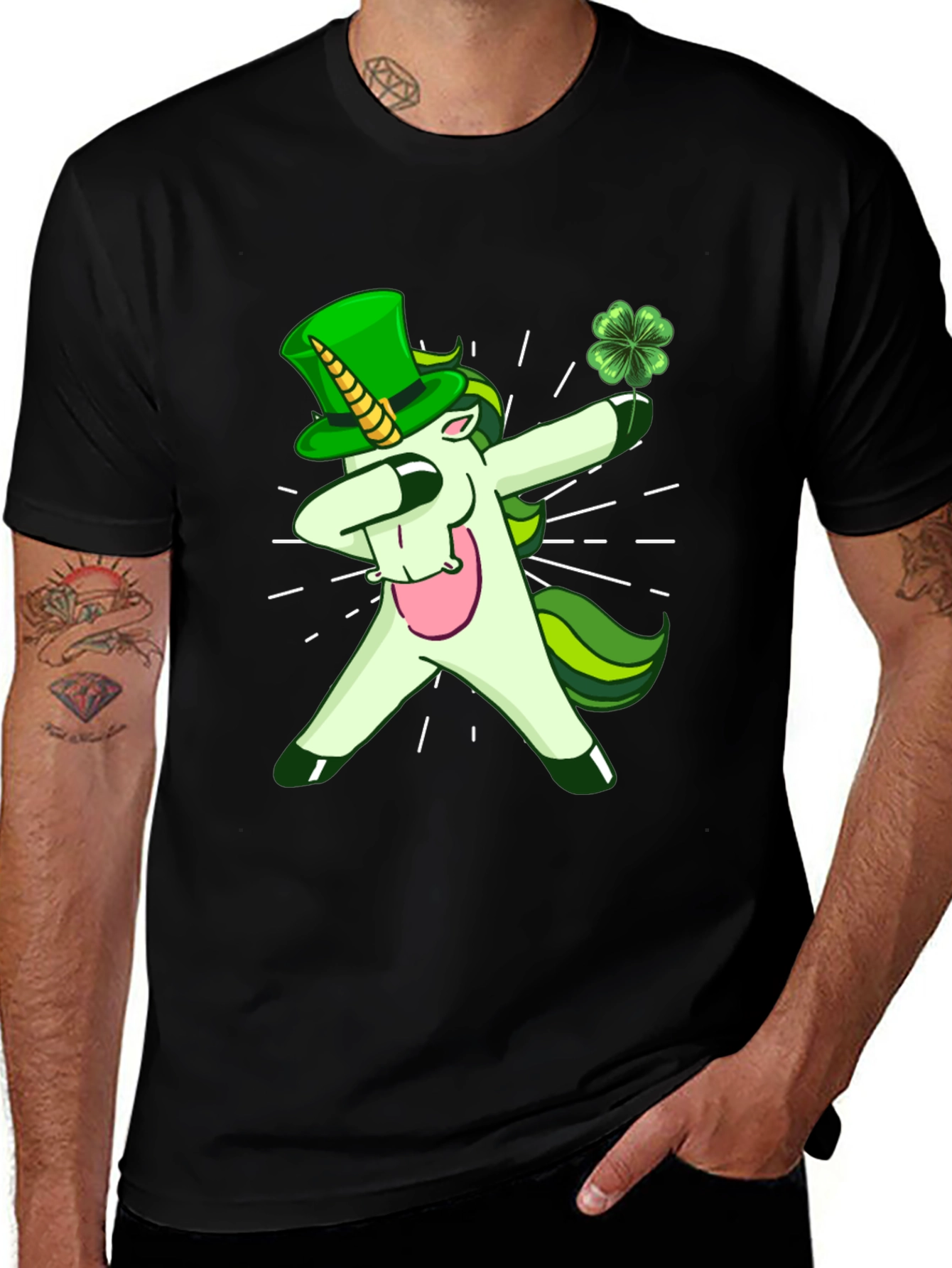 St. Patricks Day Dab Unicorn T-Shirt