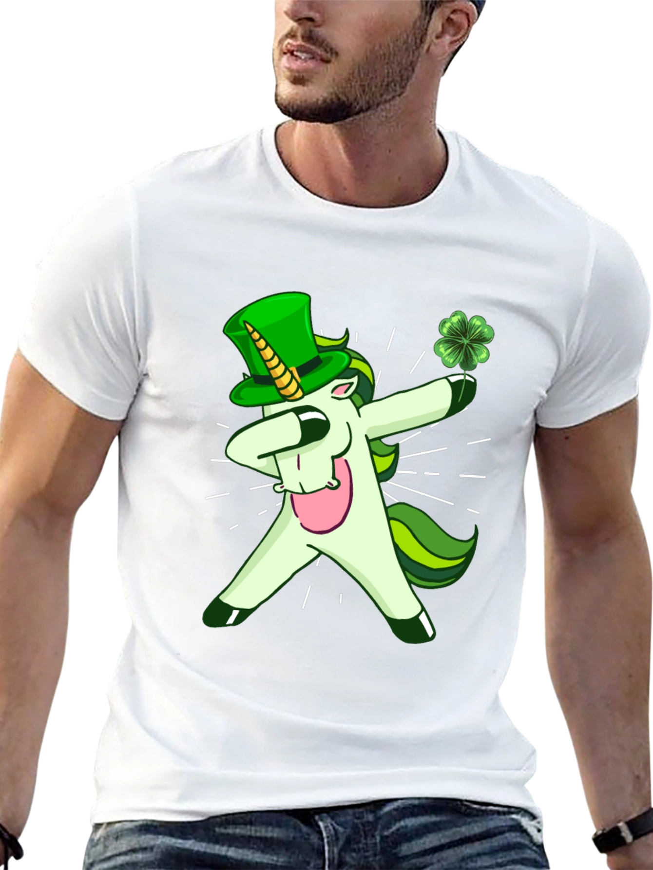 St. Patricks Day Dab Unicorn T-Shirt