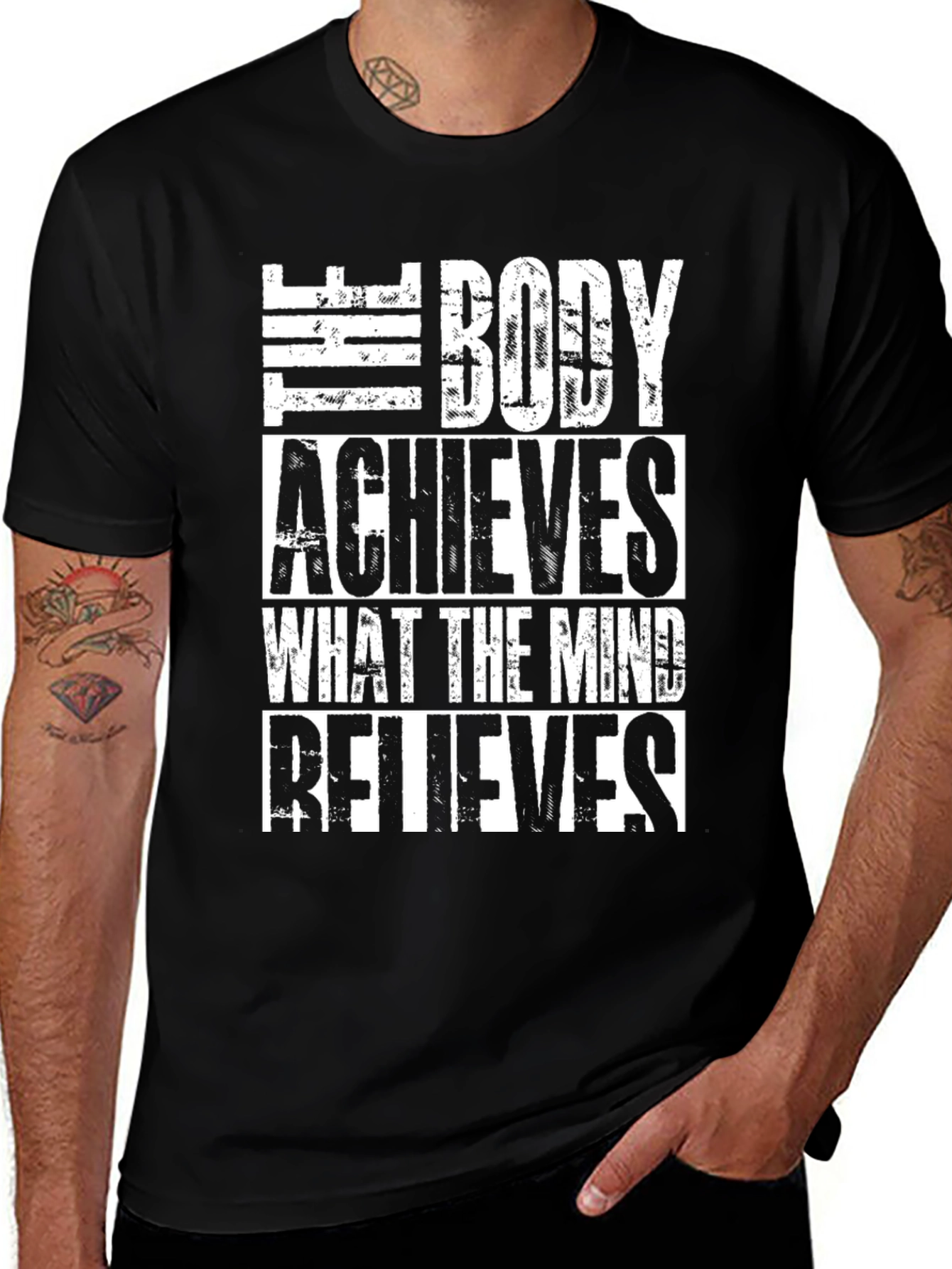 Motivational Gym T-Shirt - Body Achieves
