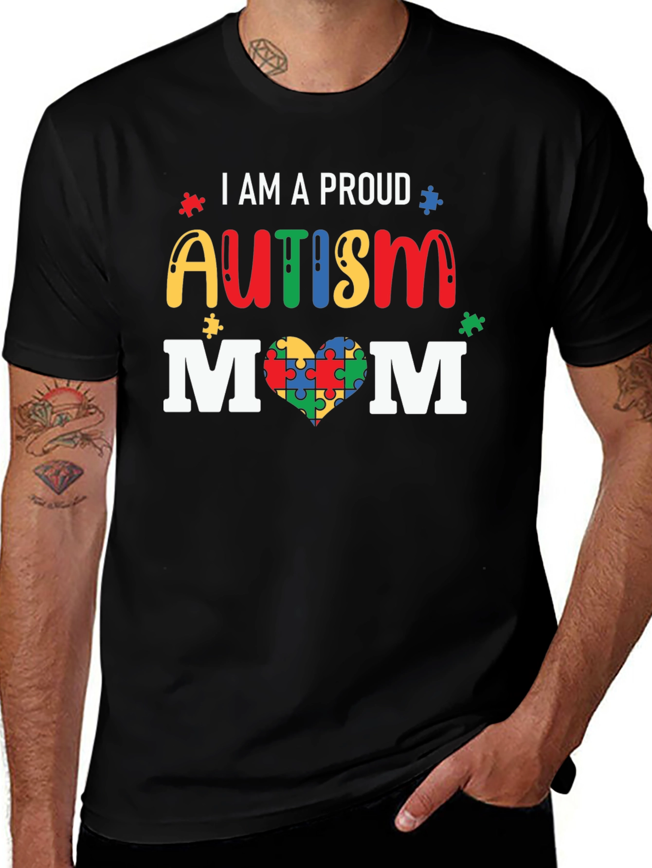 Proud Autism Mom Graphic Tee
