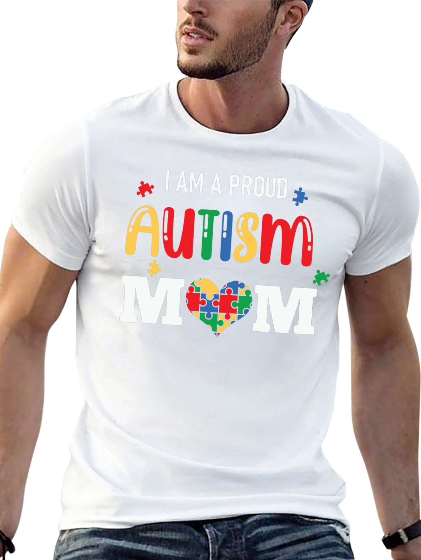 Proud Autism Mom Graphic Tee