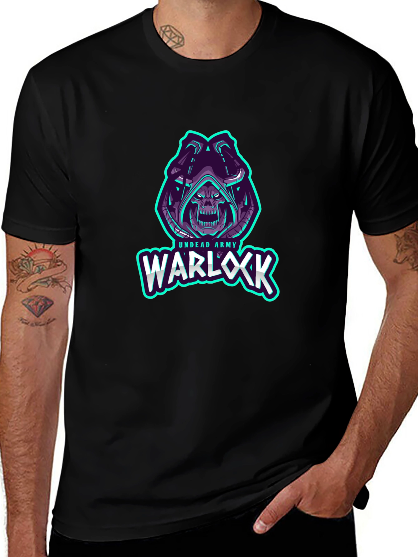 Undead Army Warlock Graphic T-Shirt