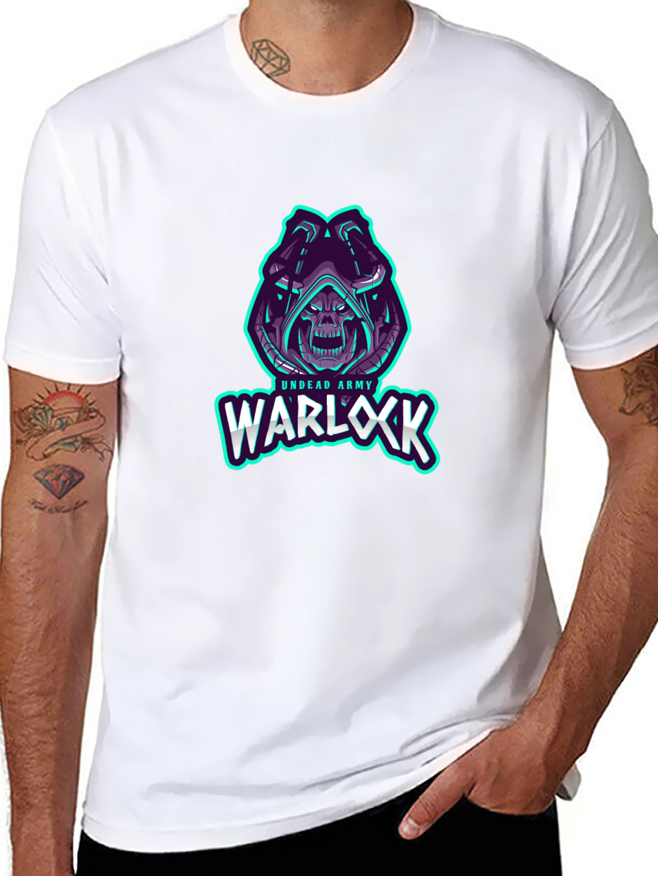 Undead Army Warlock Graphic T-Shirt