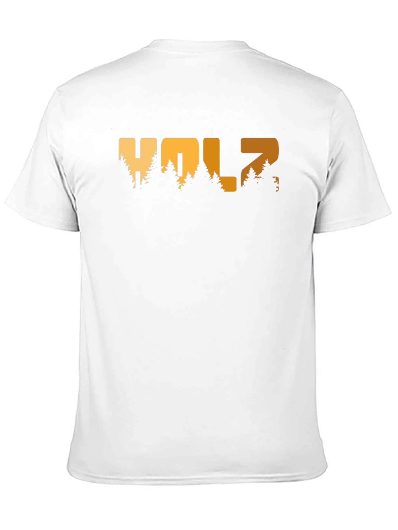 Holz Forest Design Black T-Shirt