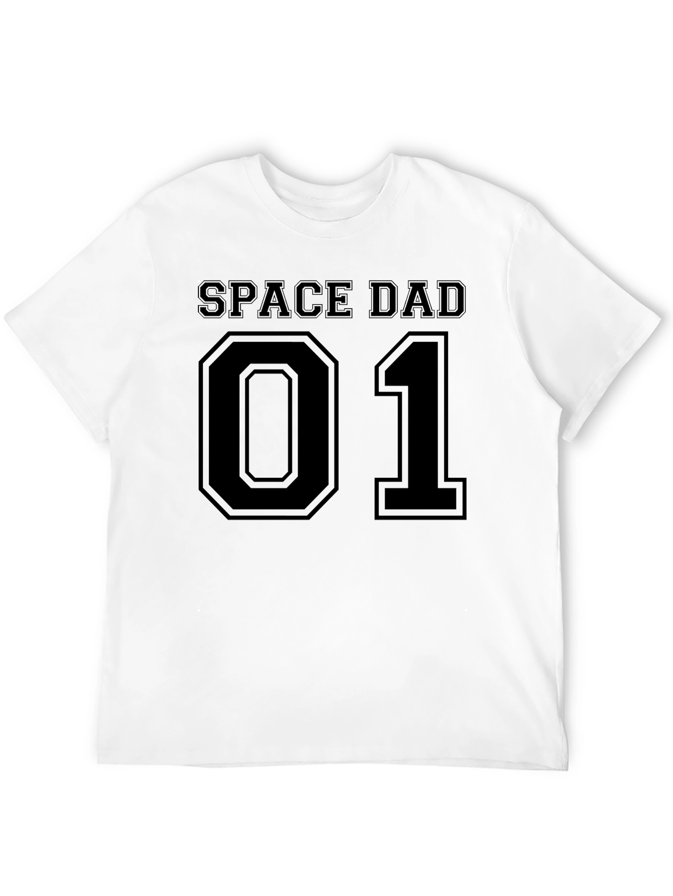 Space Dad 01 Black T-Shirt