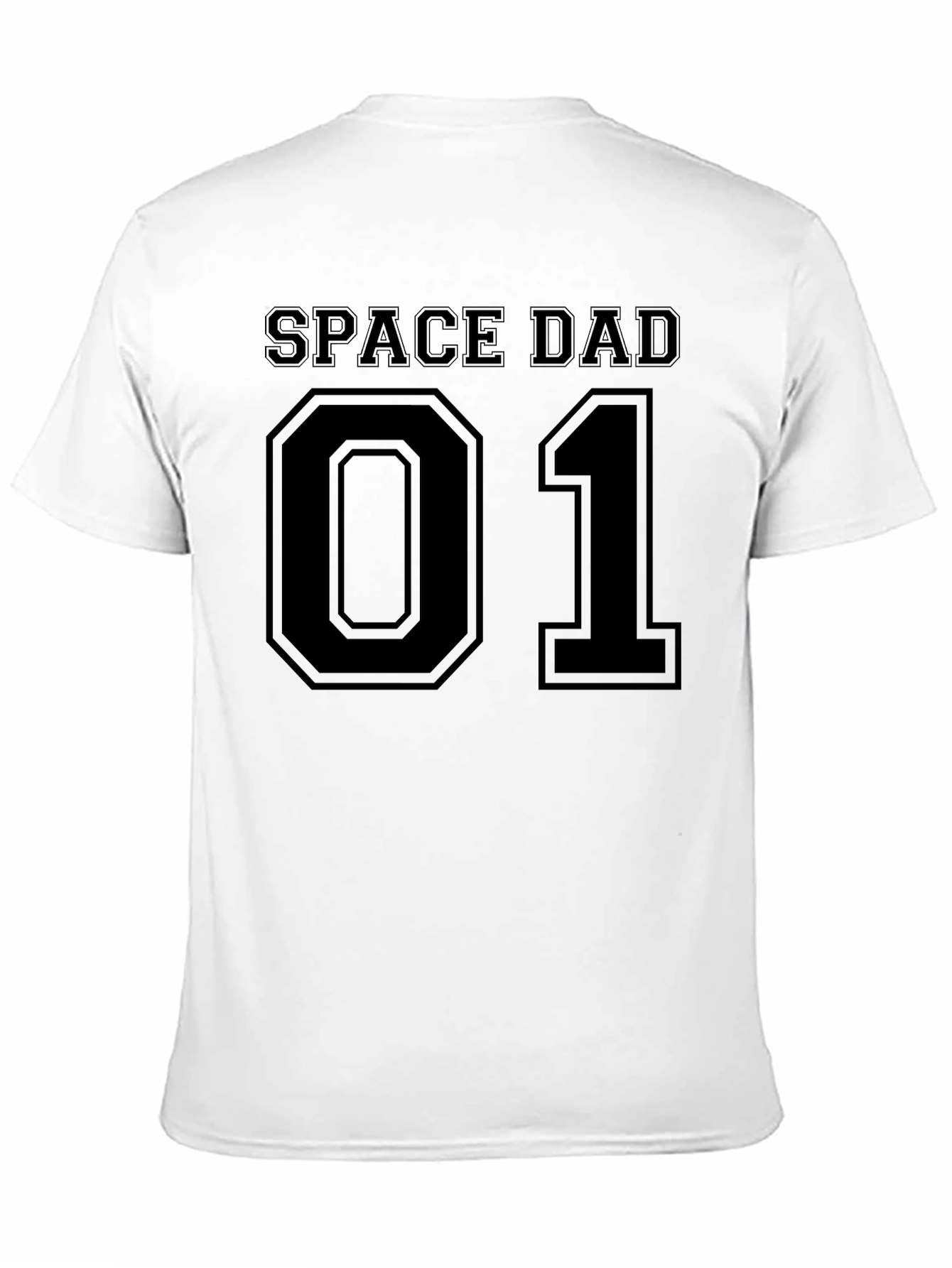 Space Dad 01 Black T-Shirt