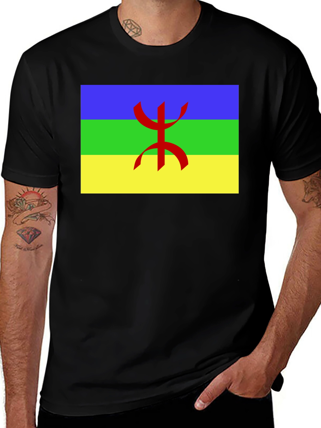 Berber Amazigh Flag T-Shirt - North African Pride