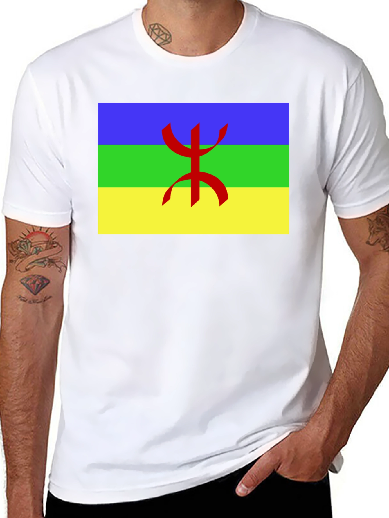 Berber Amazigh Flag T-Shirt - North African Pride