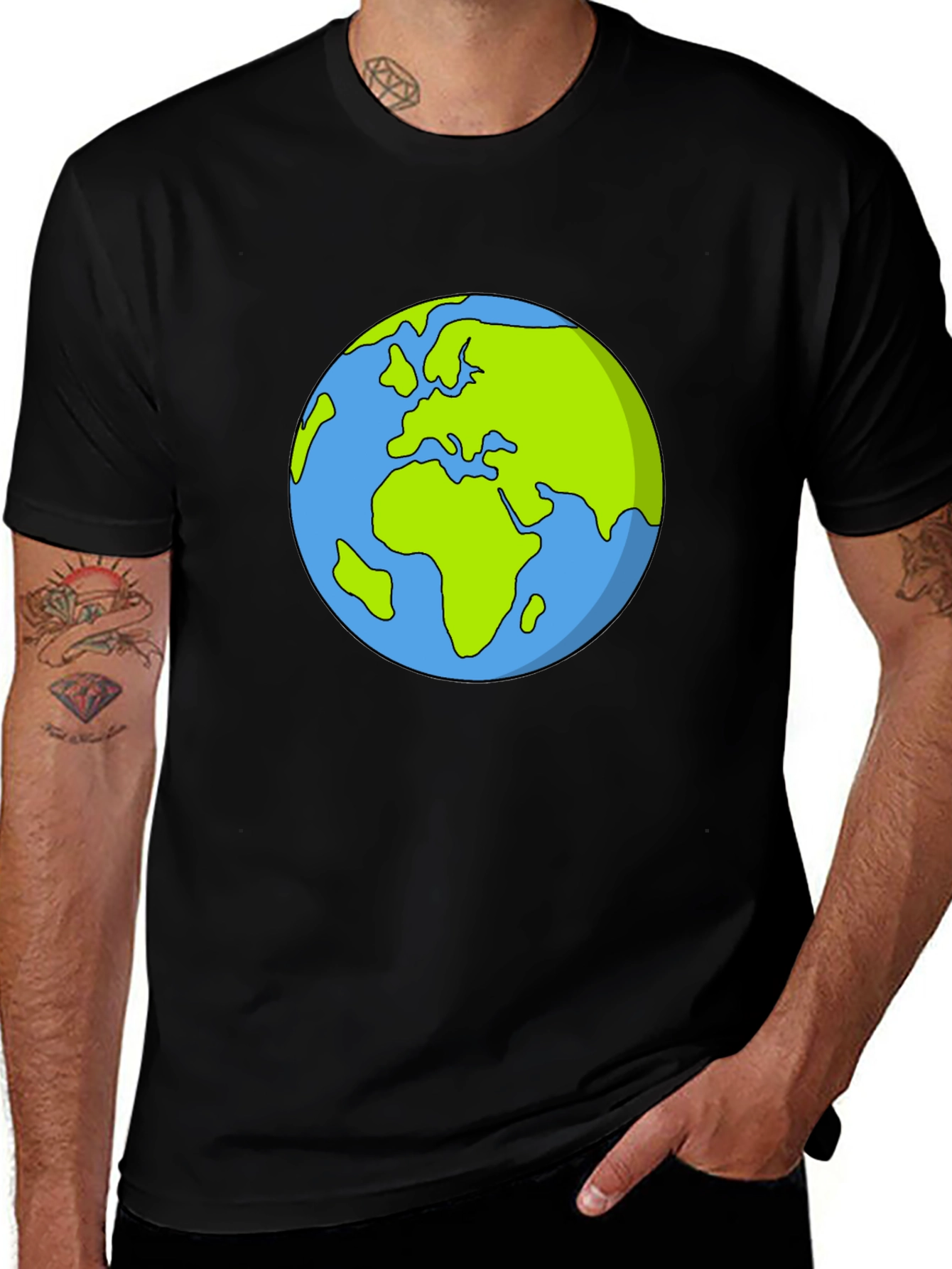 Earth Graphic T-Shirt - Global Awareness Tee