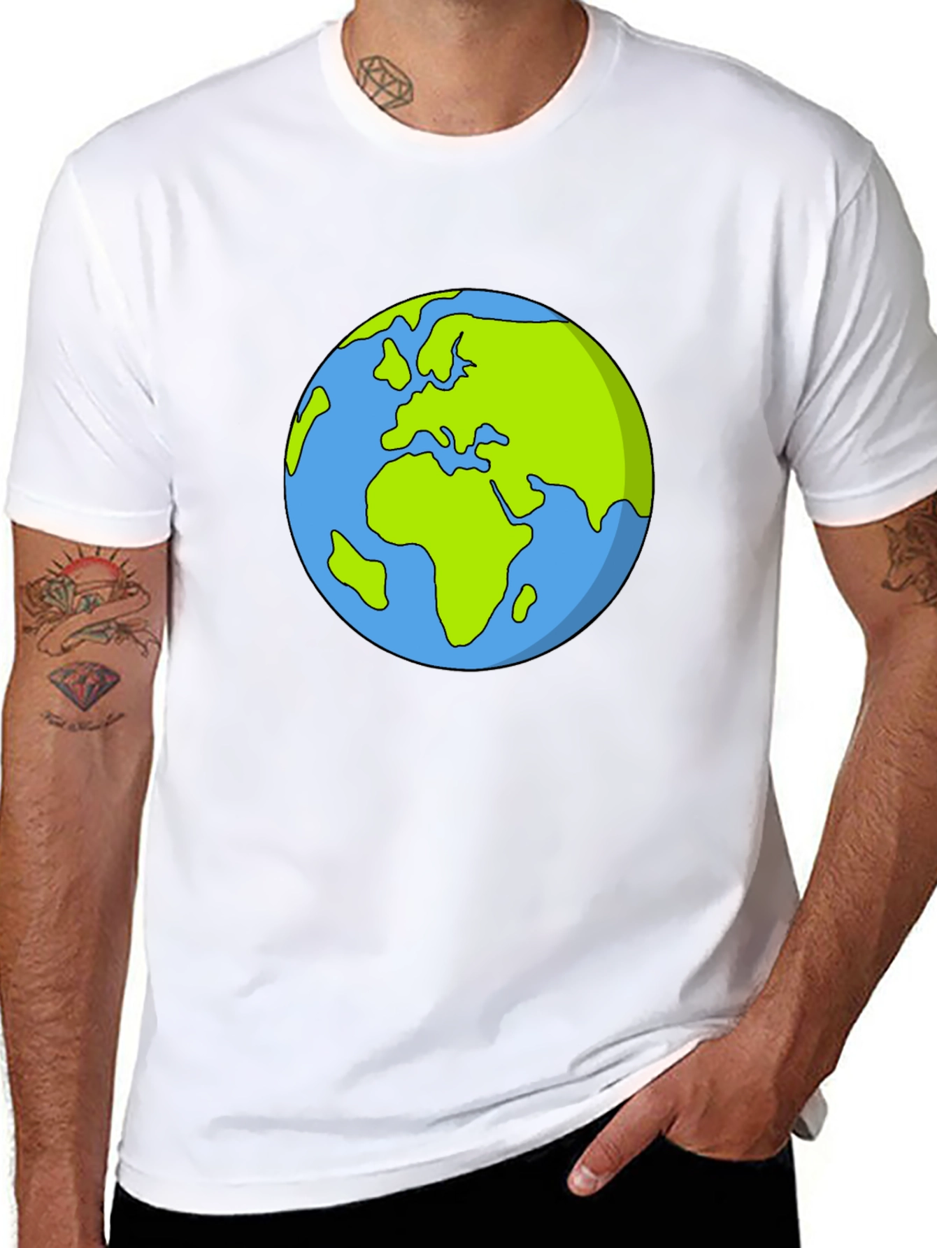 Earth Graphic T-Shirt - Global Awareness Tee