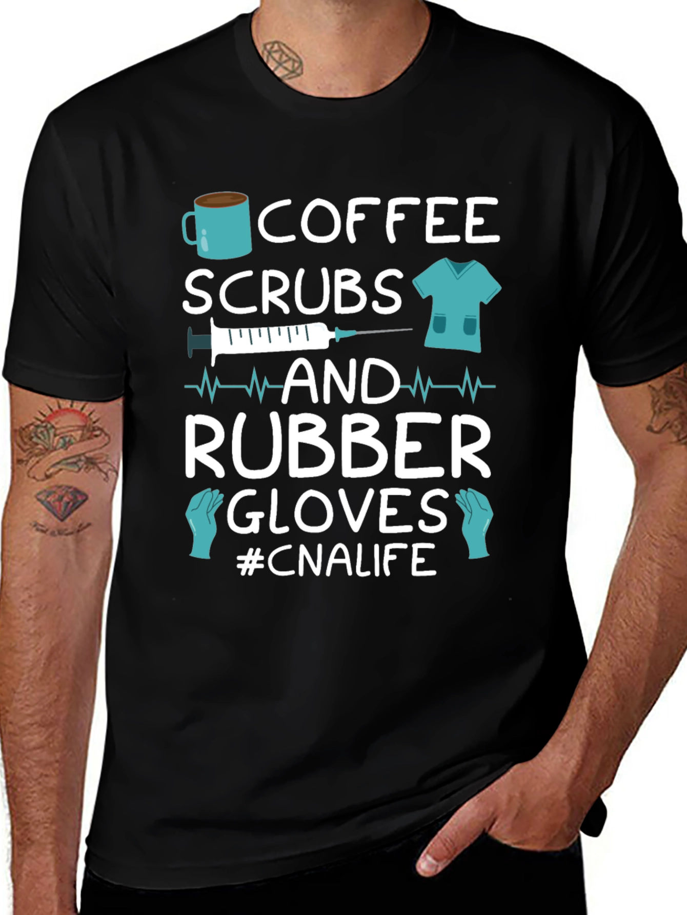 Coffee Scrubs CNA Life T-Shirt