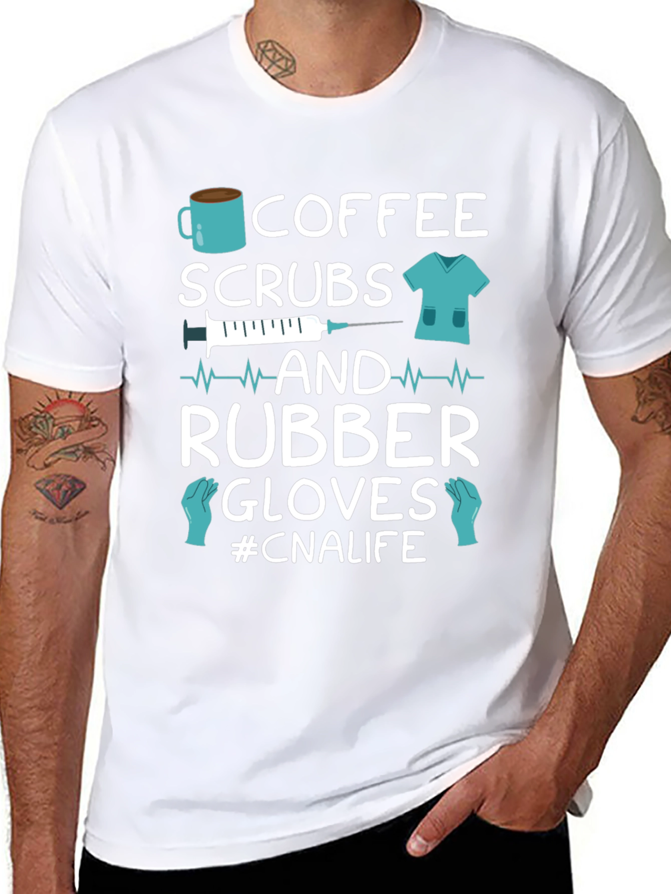 Coffee Scrubs CNA Life T-Shirt
