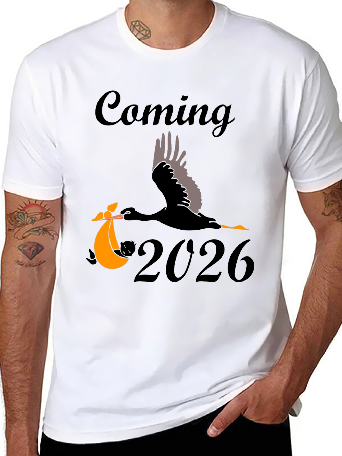 Coming 2026 Baby Announcement T-Shirt