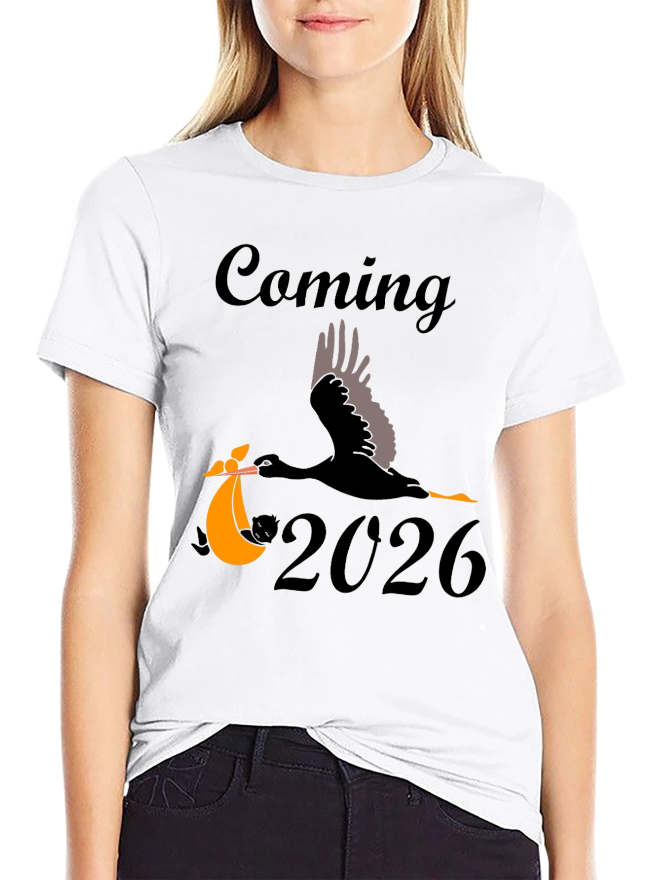 Coming 2026 Baby Announcement T-Shirt