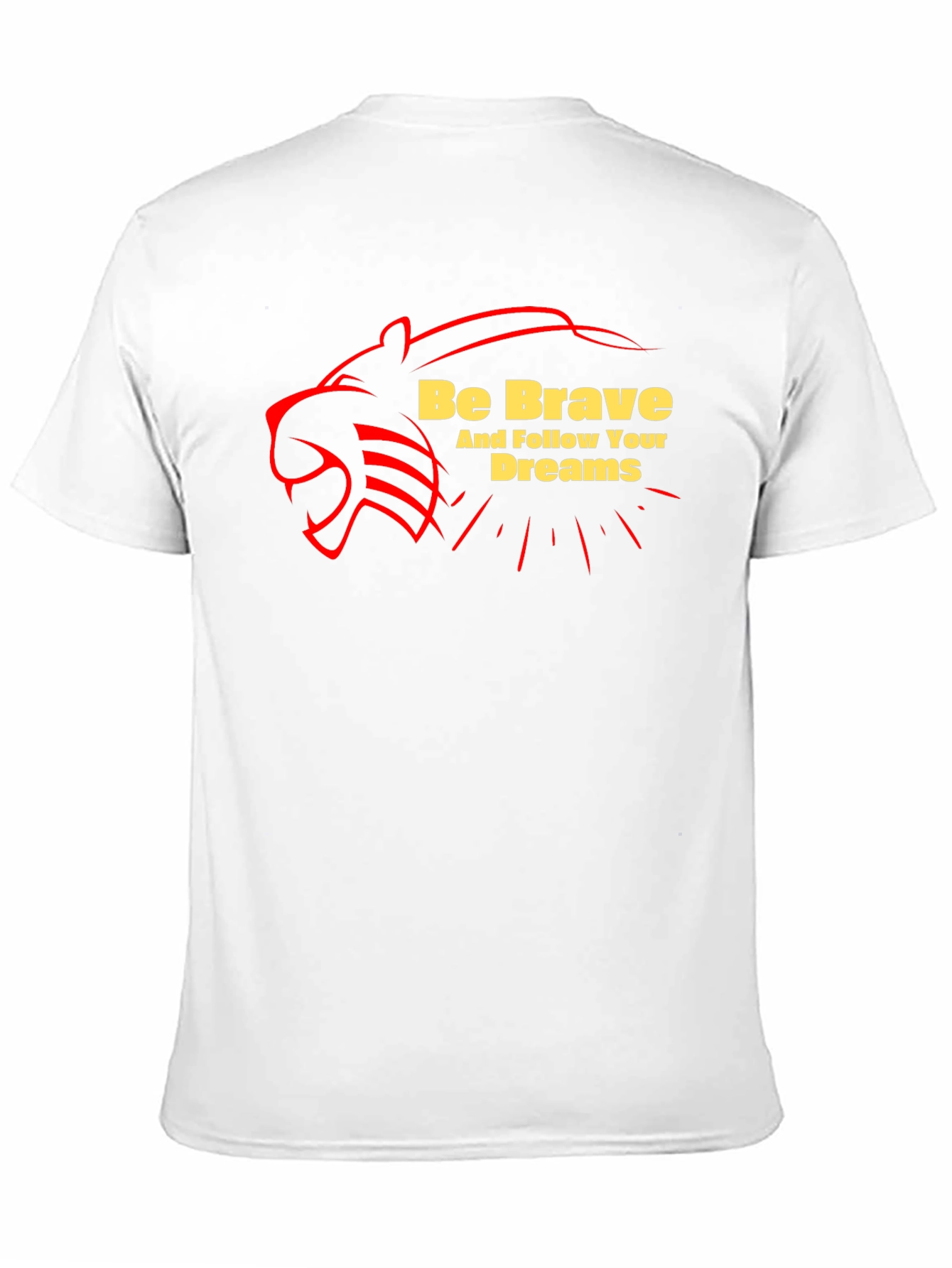 Brave Dreams Graphic Tee - Bold Black T-Shirt