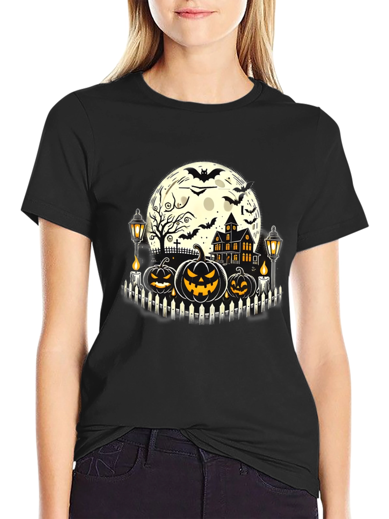 Halloween Pumpkin Scary T-Shirt