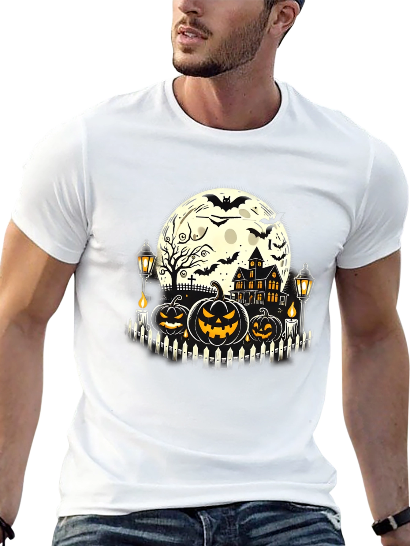 Halloween Pumpkin Scary T-Shirt