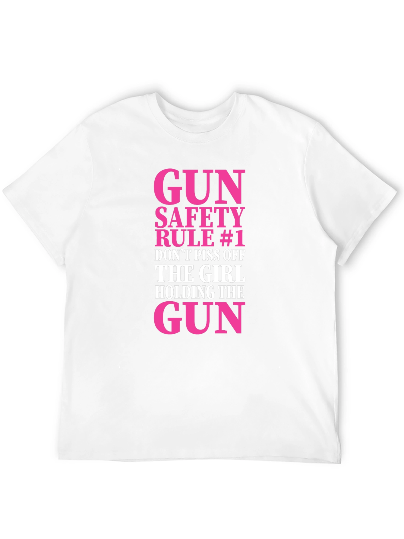 Gun Safety Rule #1 Funny Graphic Tee
