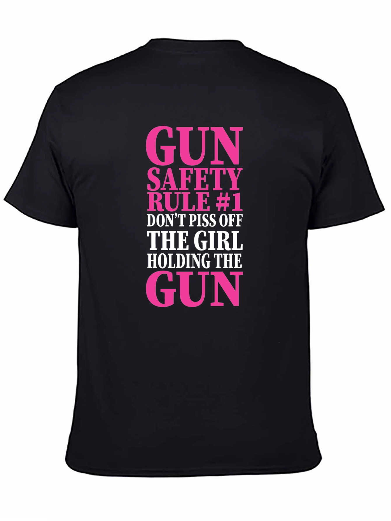 Gun Safety Rule #1 Funny Graphic Tee