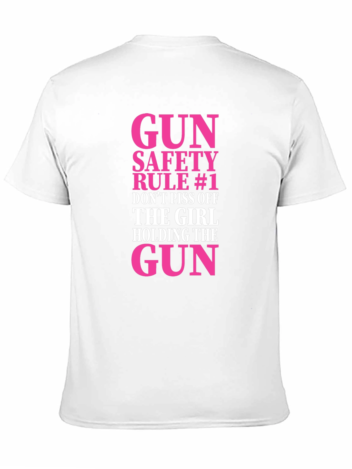 Gun Safety Rule #1 Funny Graphic Tee