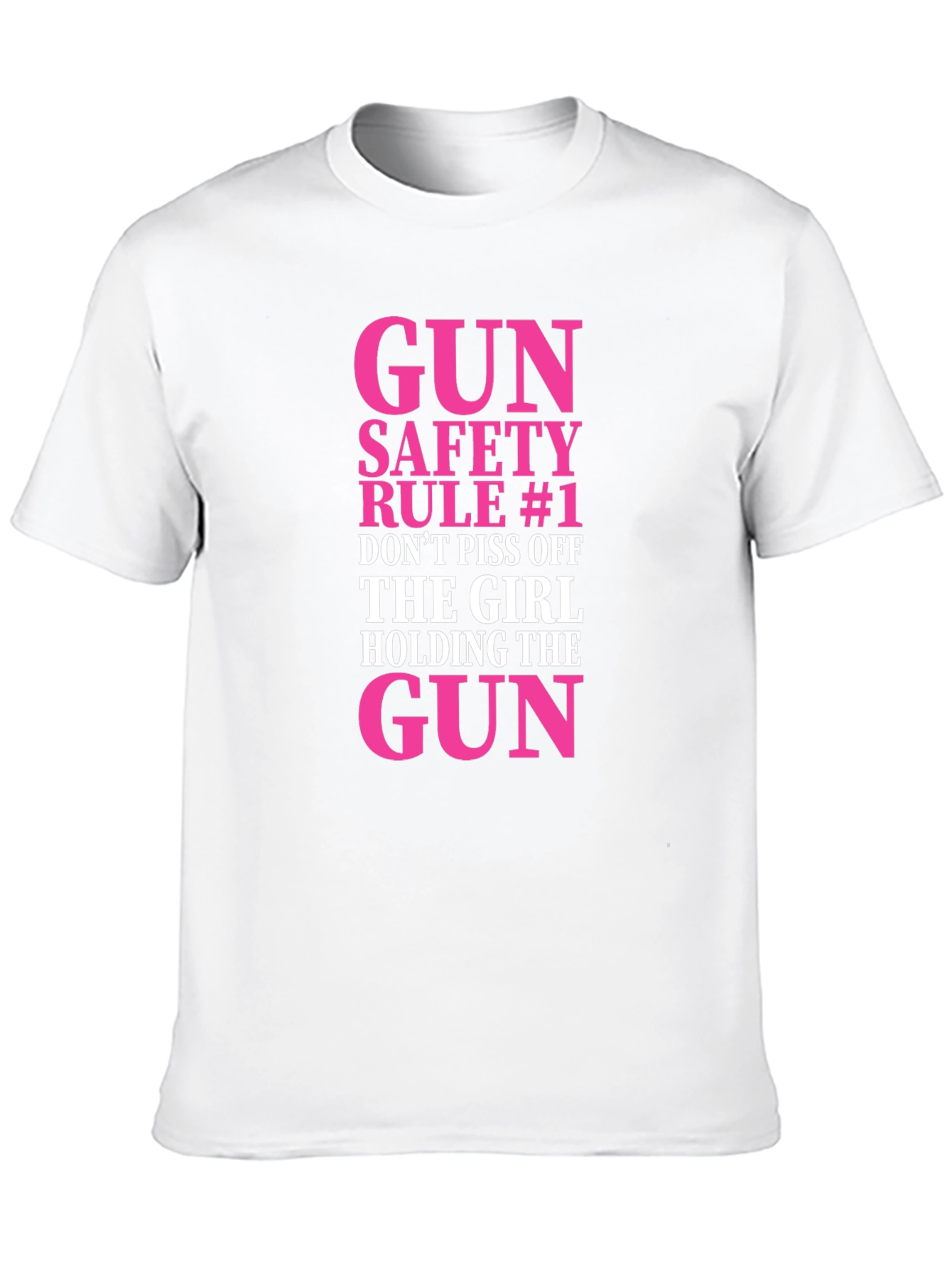 Gun Safety Rule #1 Funny Graphic Tee