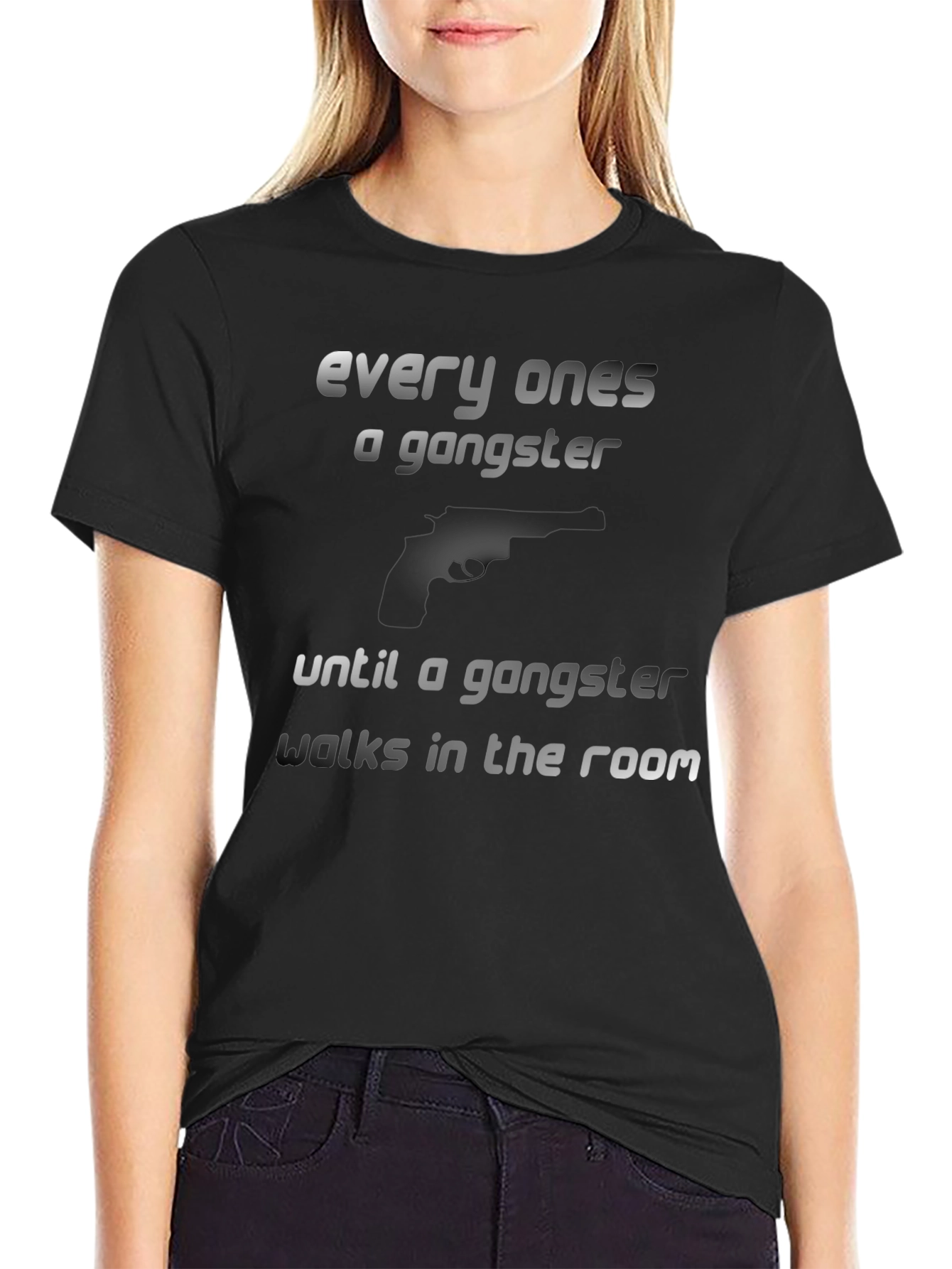 Gangster Graphic Tee - Bold Statement T-Shirt