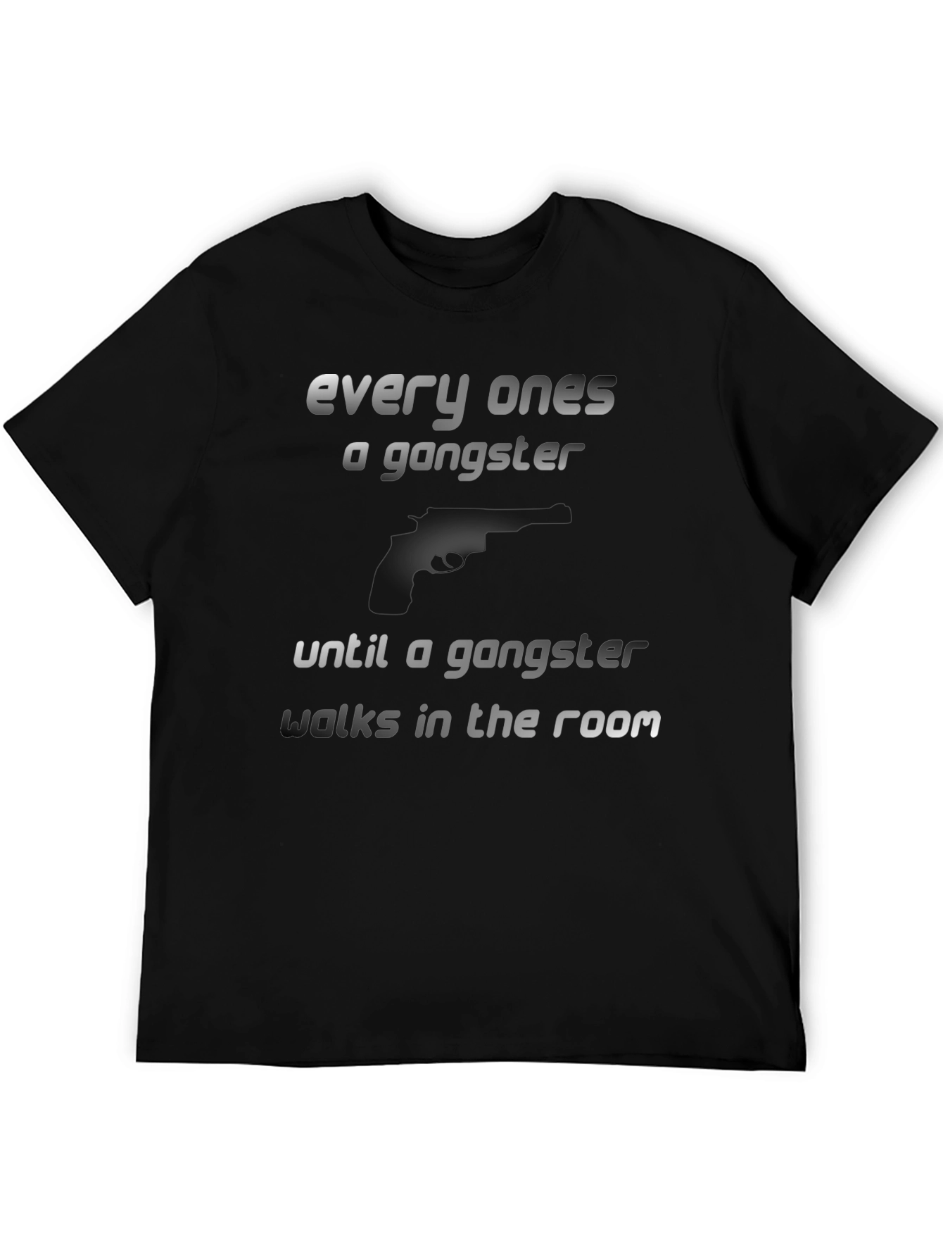 Gangster Graphic Tee - Bold Statement T-Shirt