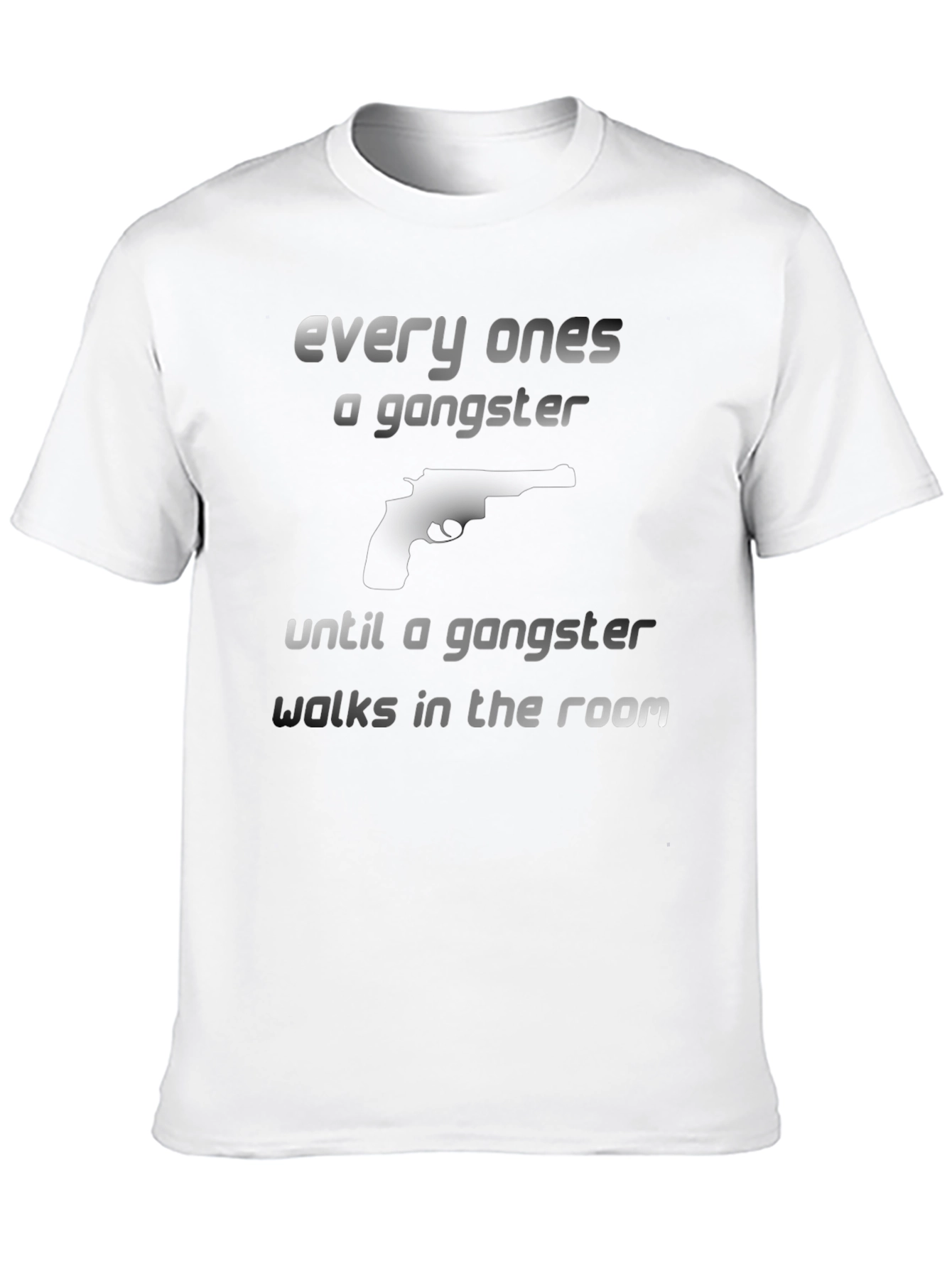 Gangster Graphic Tee - Bold Statement T-Shirt