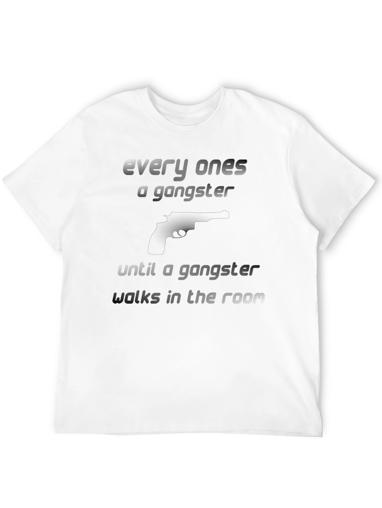 Gangster Graphic Tee - Bold Statement T-Shirt