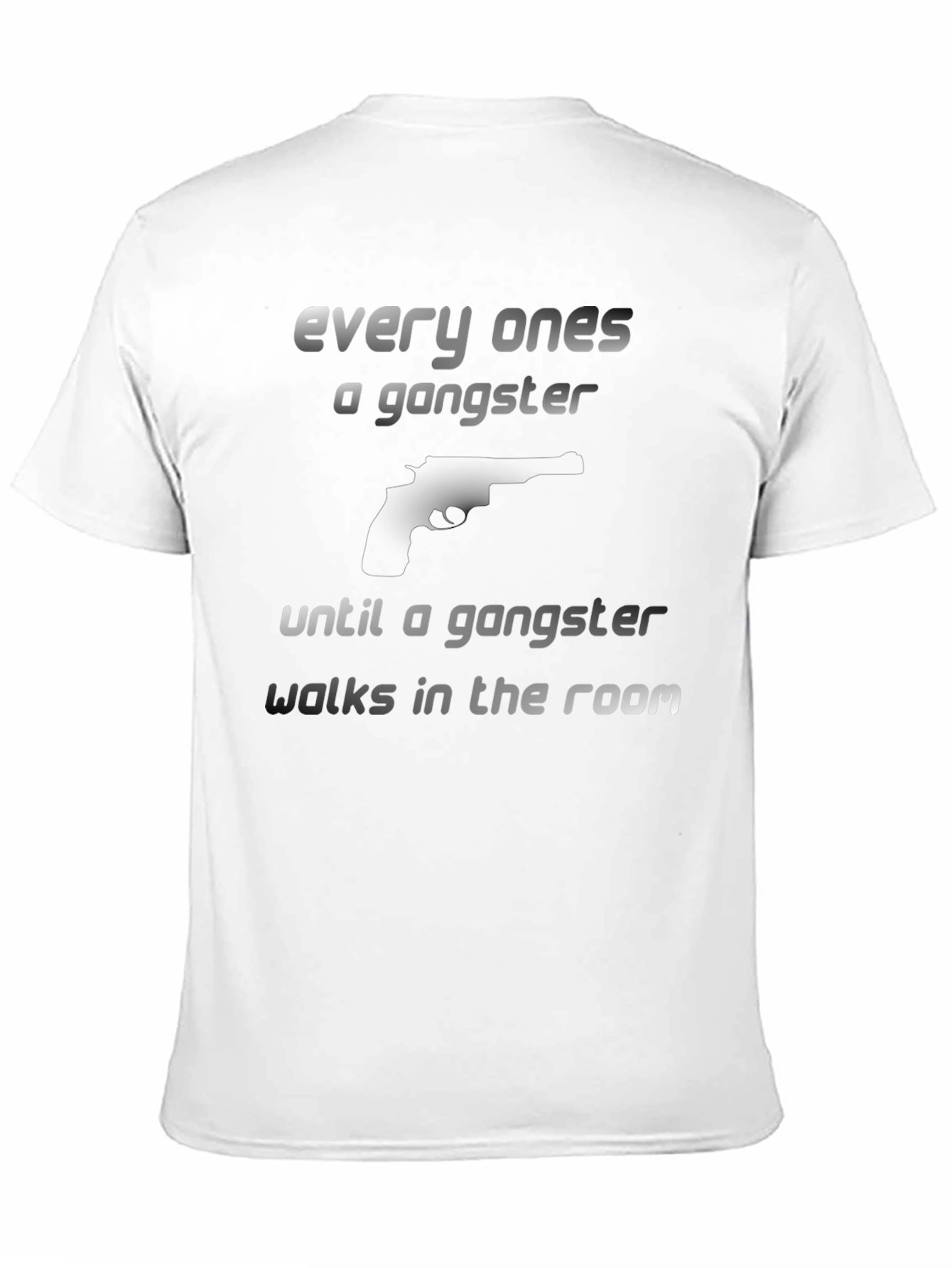 Gangster Graphic Tee - Bold Statement T-Shirt