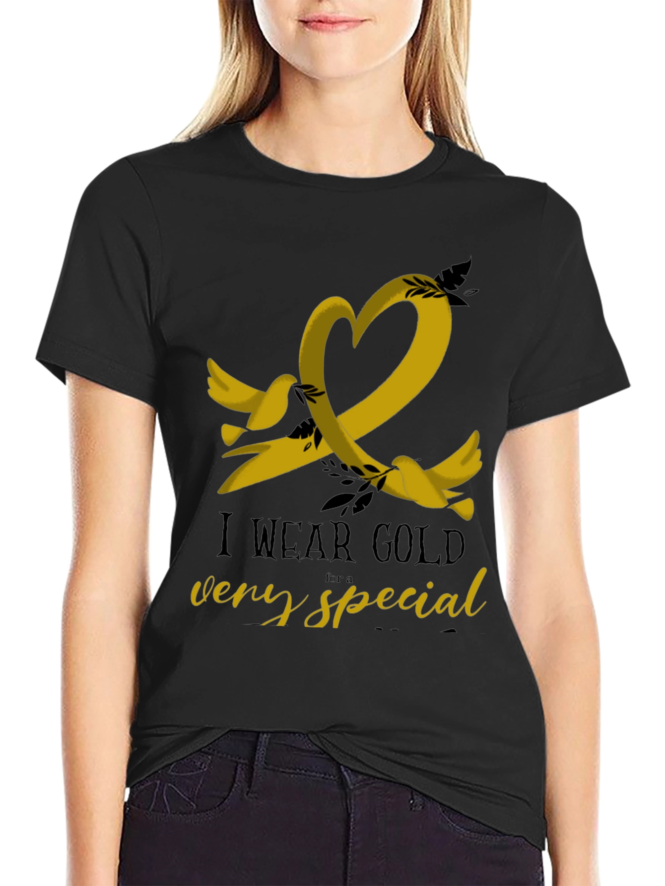 I Wear Gold T-Shirt