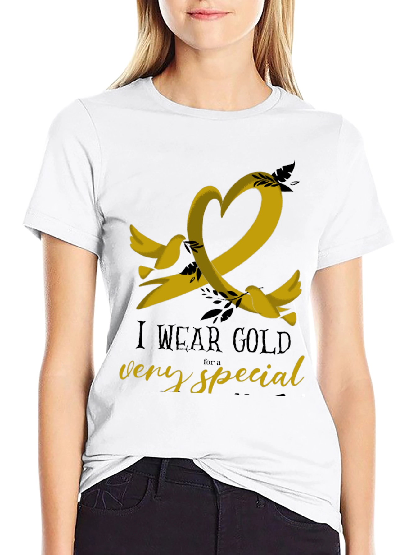 I Wear Gold T-Shirt