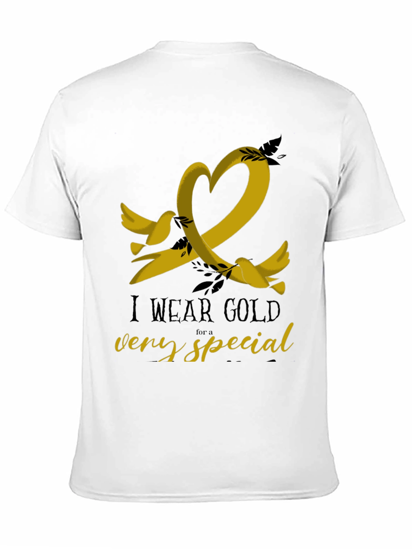 I Wear Gold T-Shirt