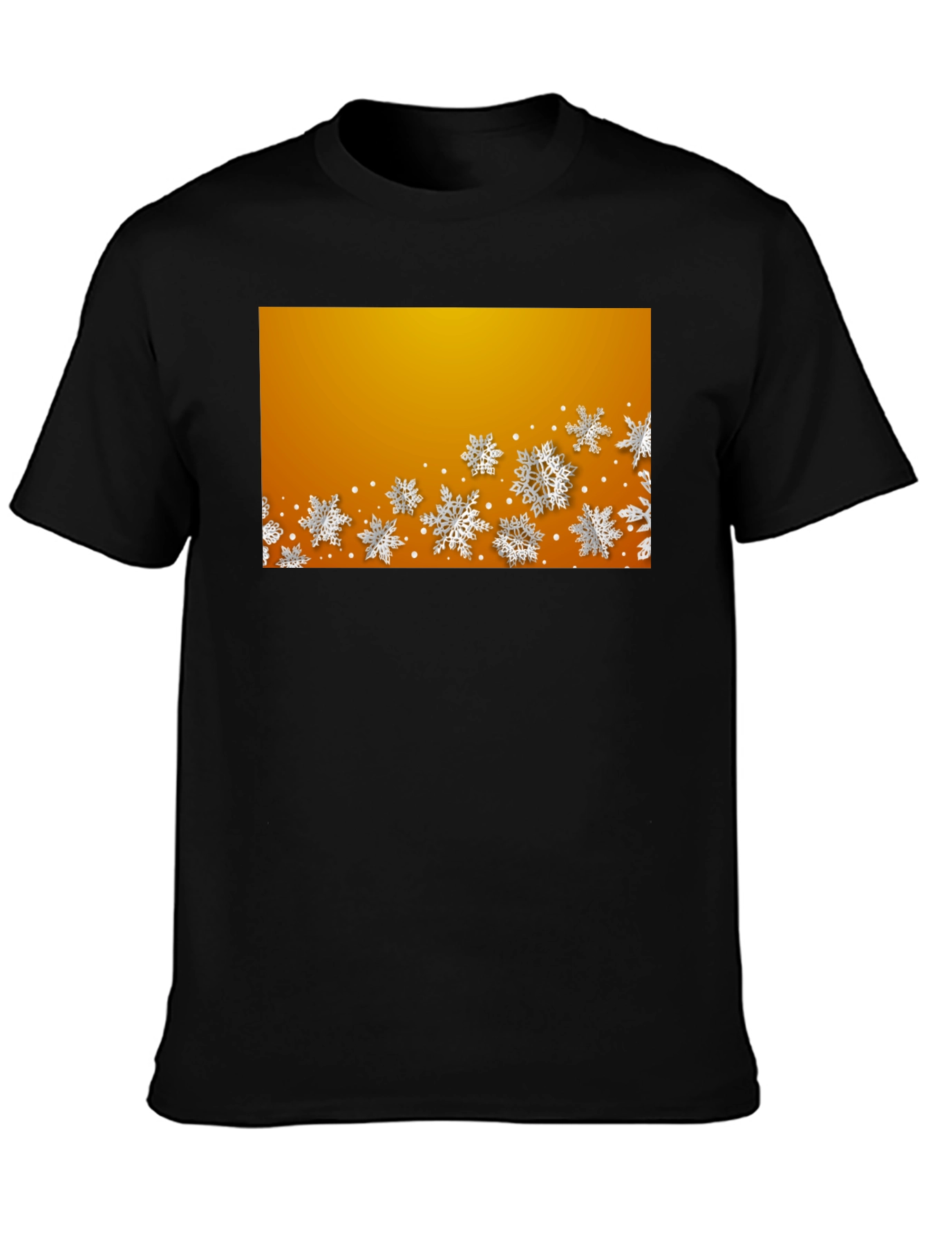 Festive Snowflake Graphic Tee - Holiday Style