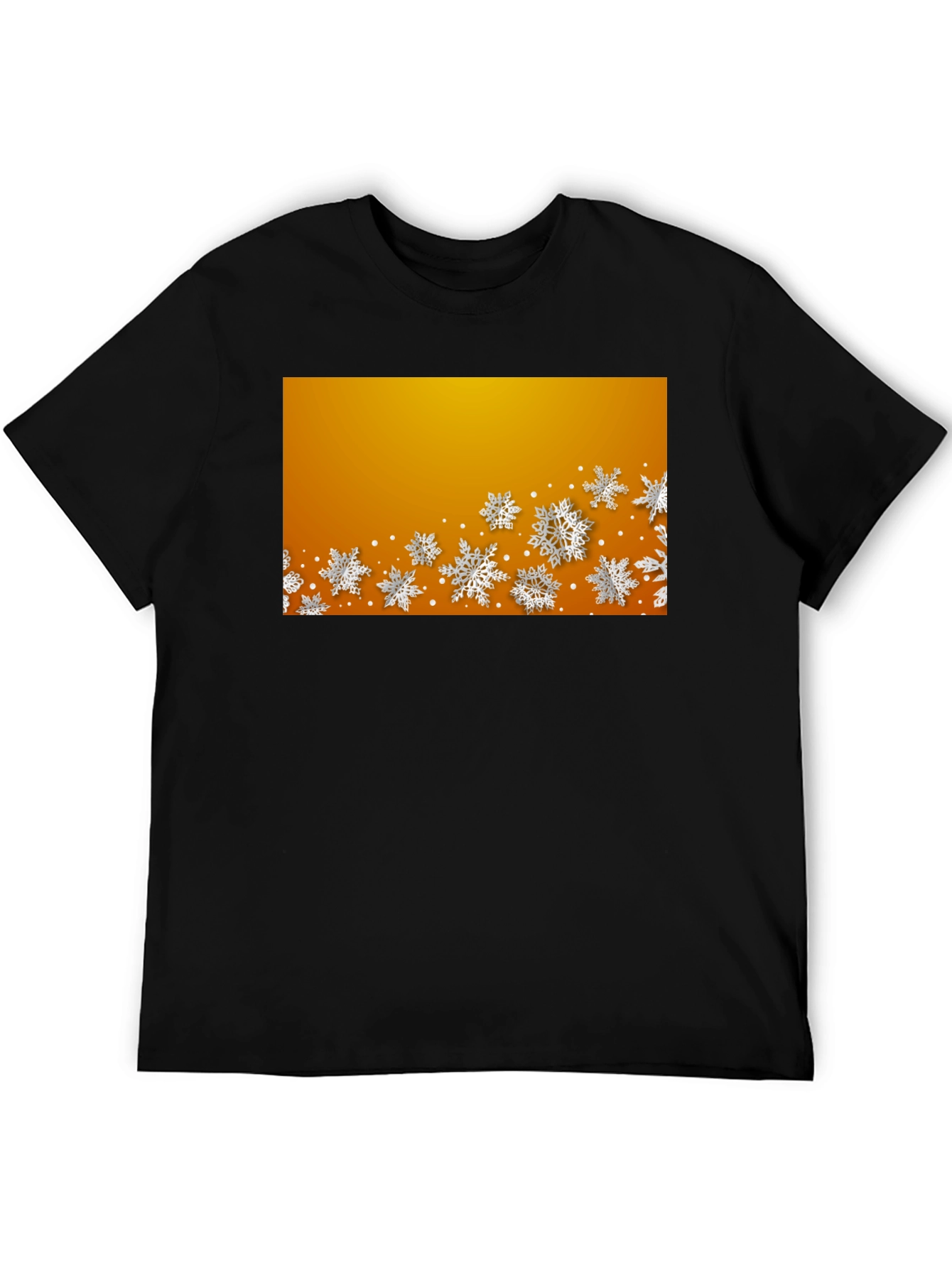 Festive Snowflake Graphic Tee - Holiday Style