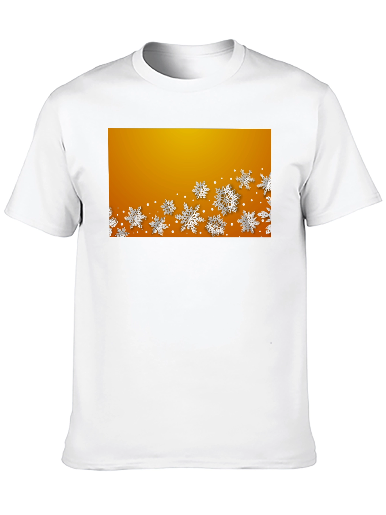 Festive Snowflake Graphic Tee - Holiday Style