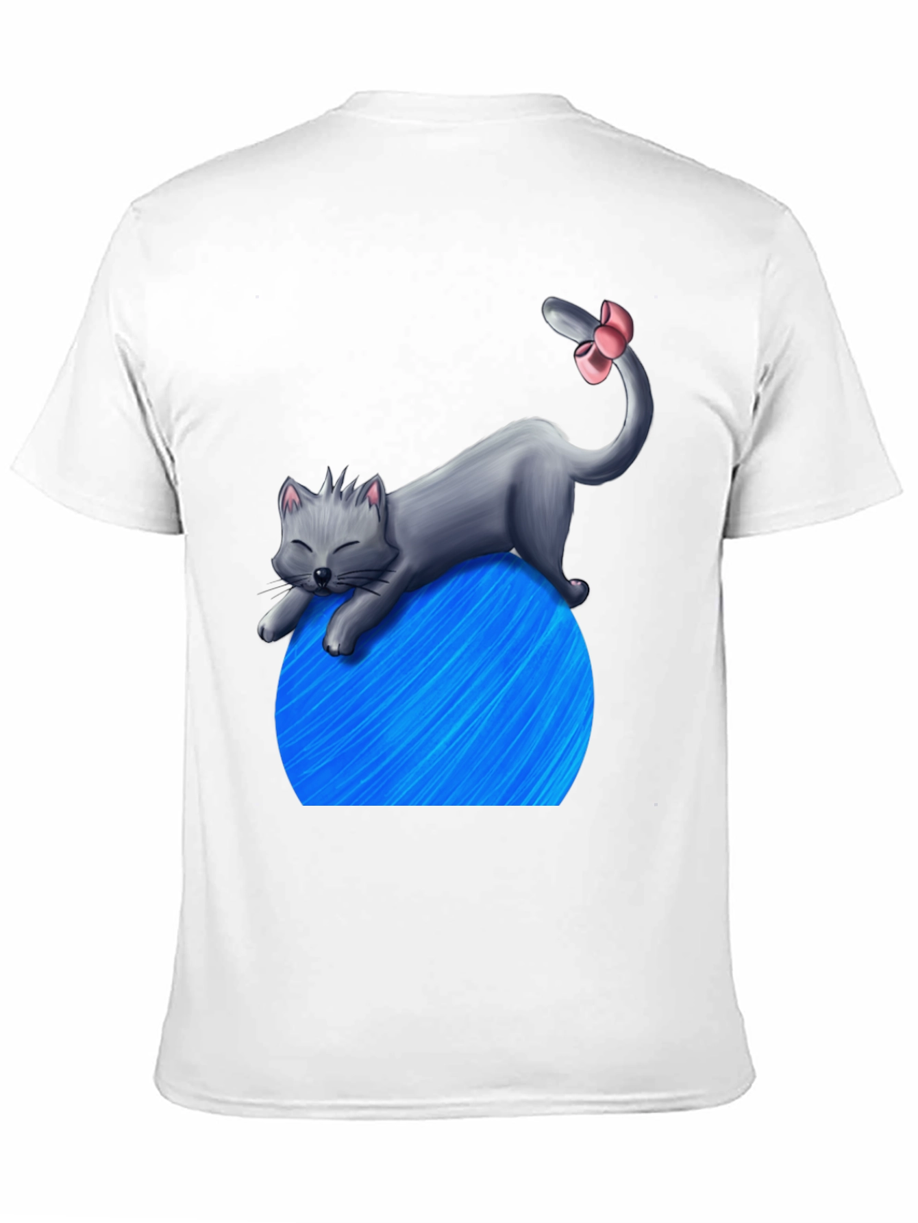 Cat on Yarn Ball Graphic T-Shirt - Unisex