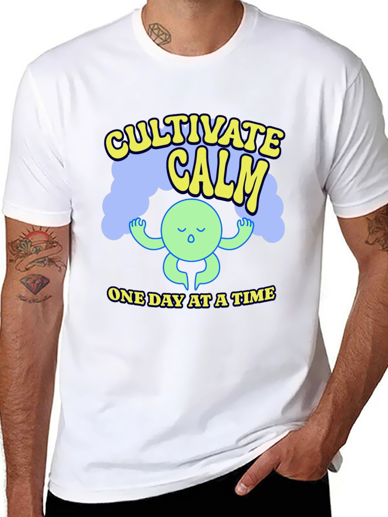 Cultivate Calm T-Shirt - One Day at a Time