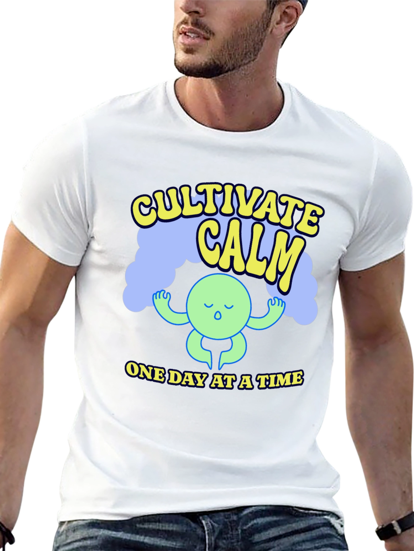 Cultivate Calm T-Shirt - One Day at a Time