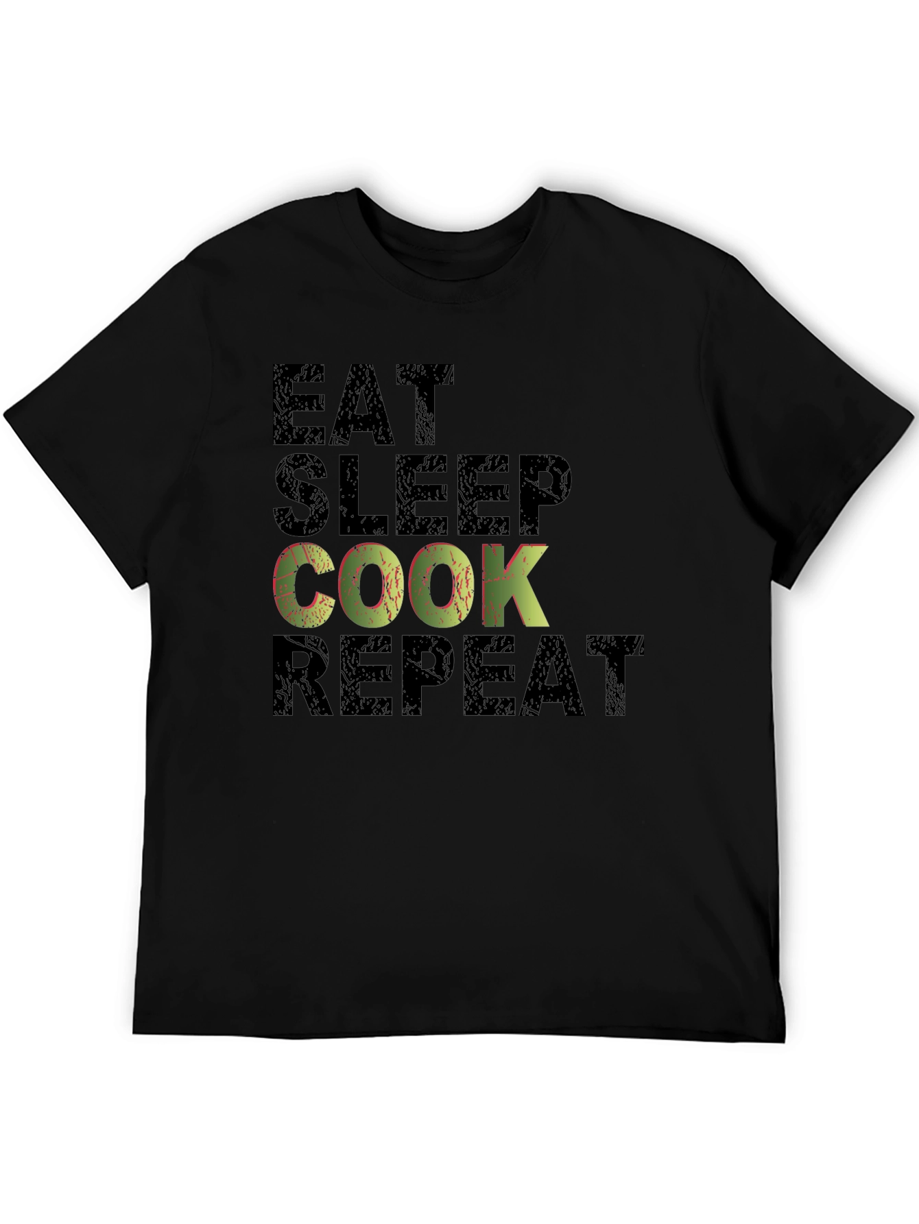 Eat Sleep Cook Repeat Graphic Tee