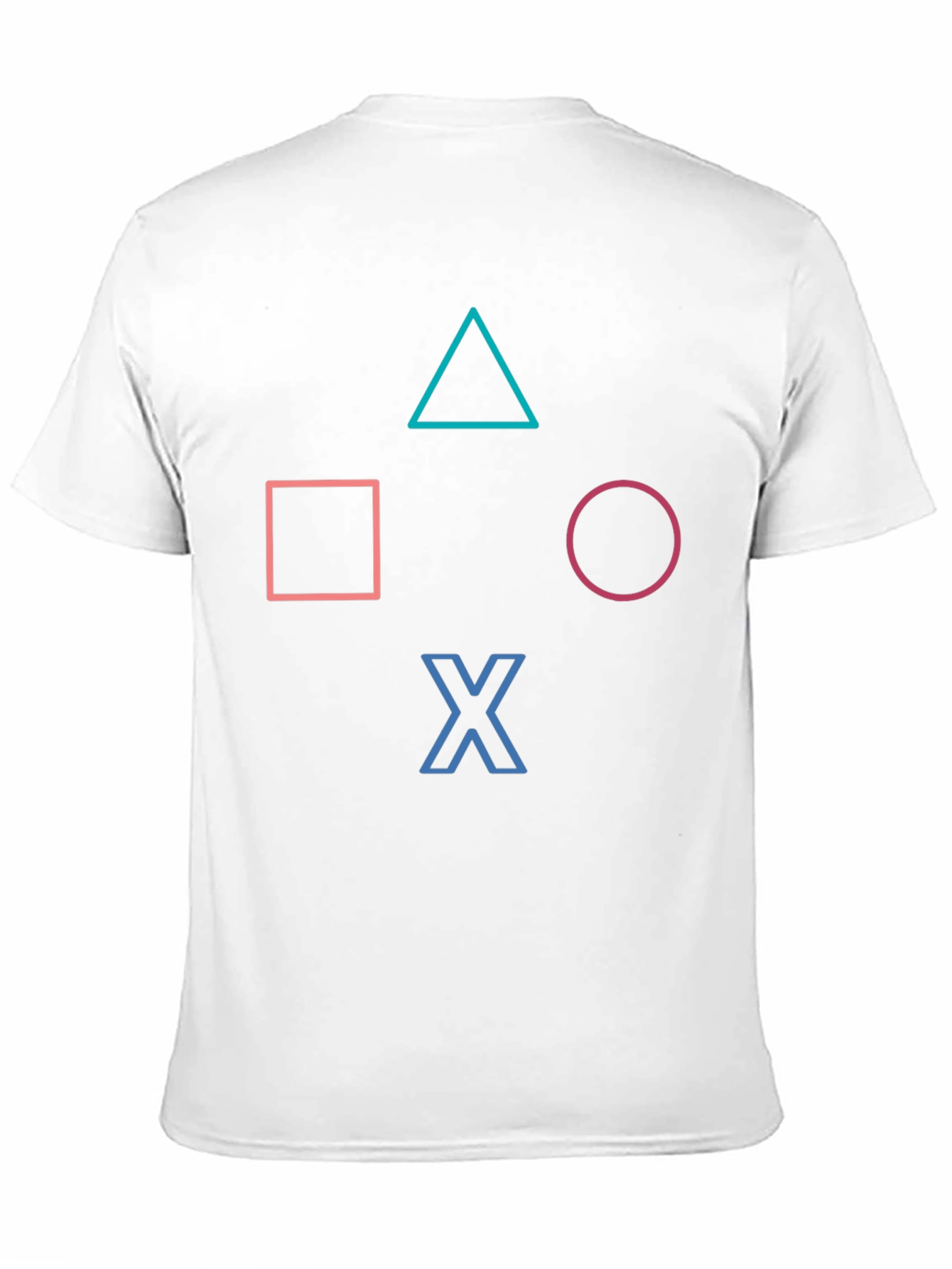 Playstation Symbols Black T-Shirt - Gaming Apparel