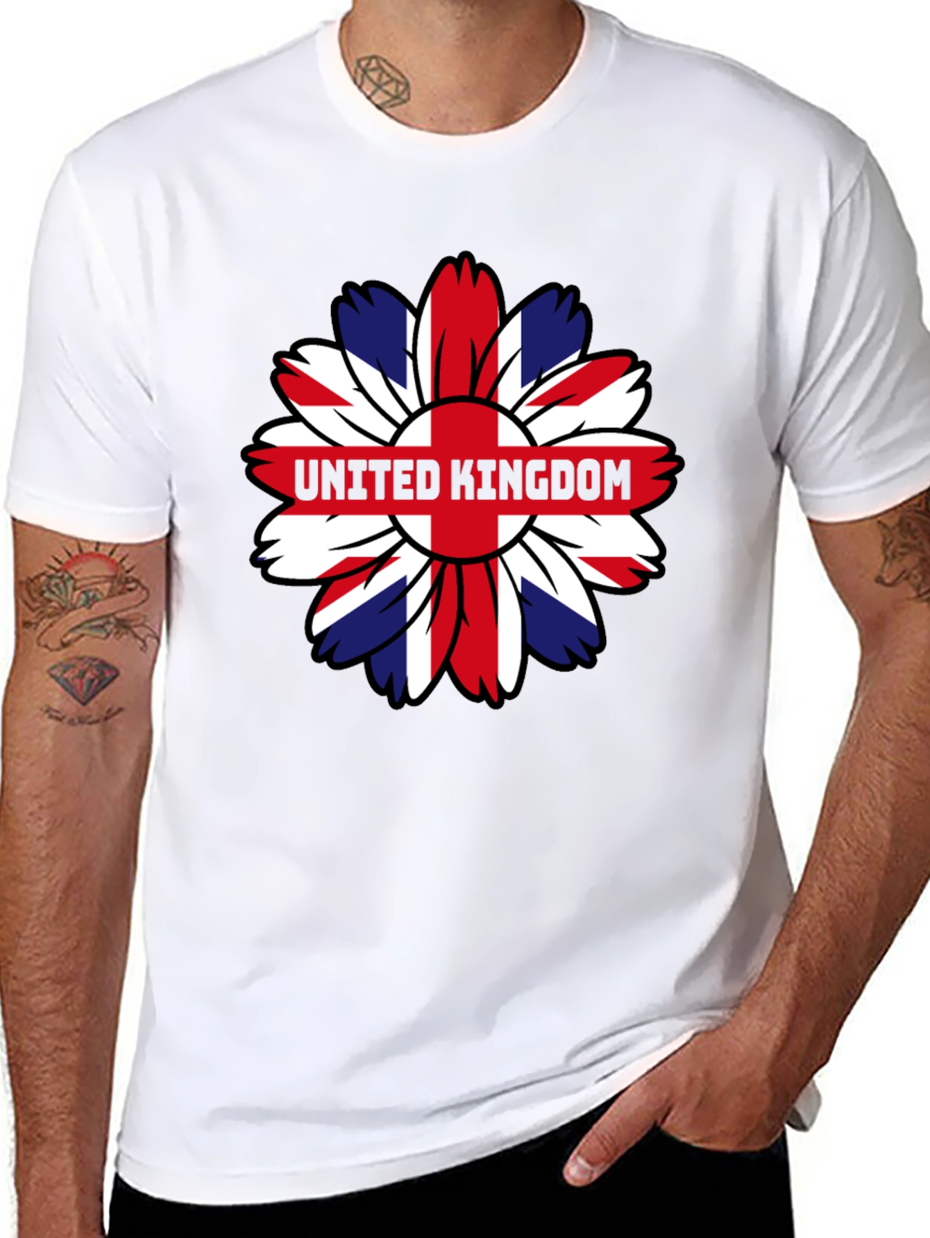United Kingdom Flower T-Shirt