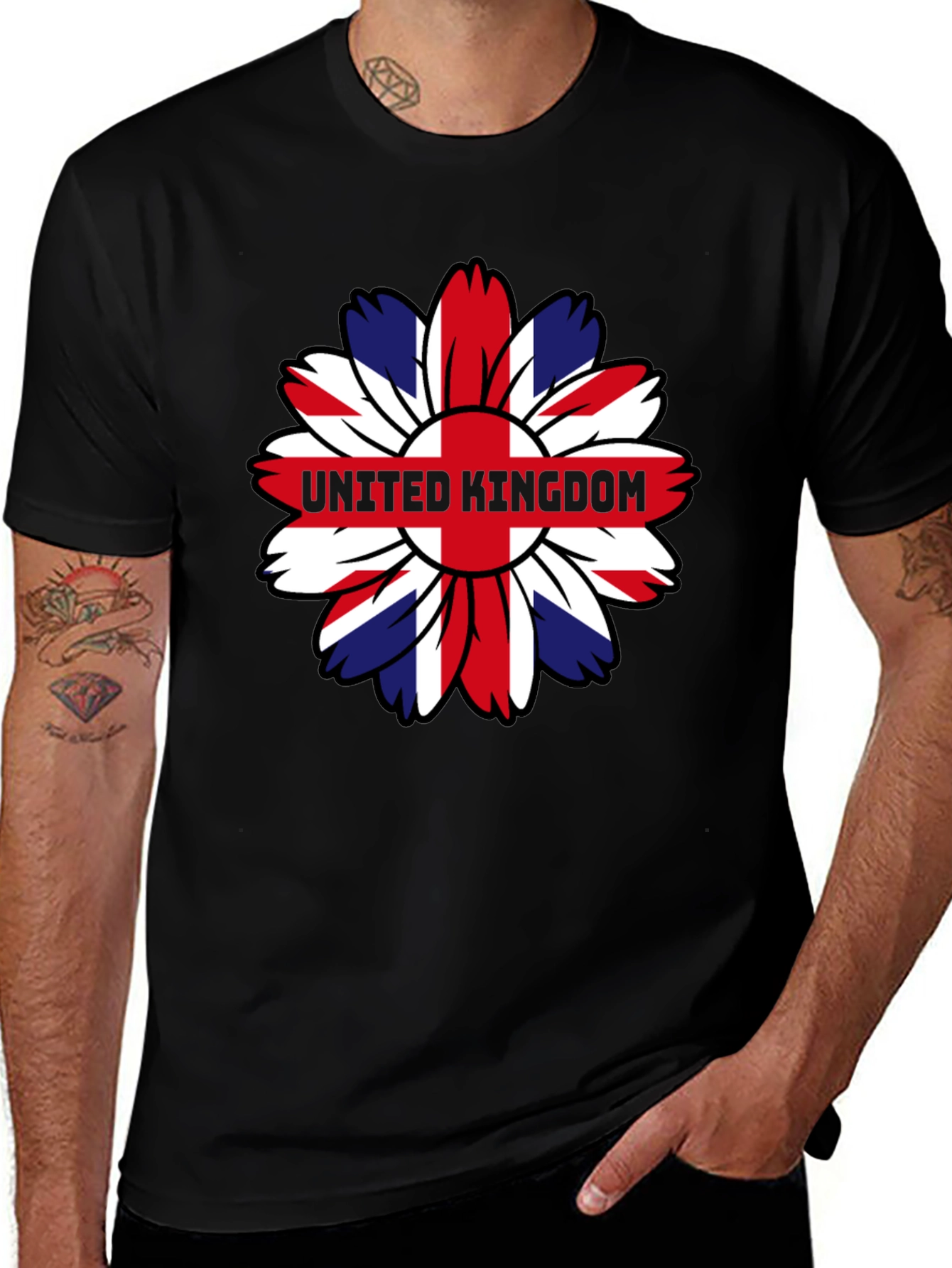 United Kingdom Flower T-Shirt