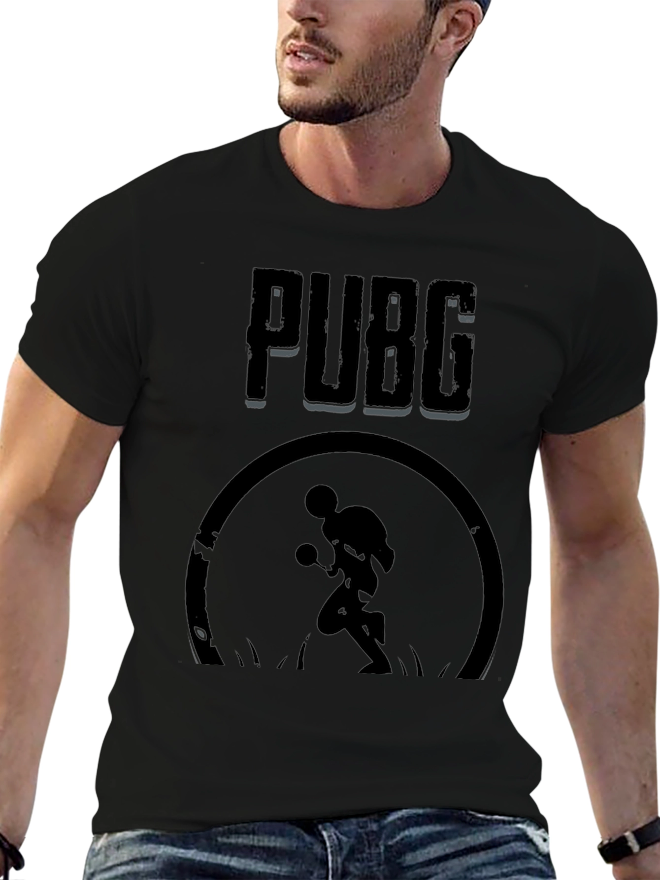 PUBG Game Black T-Shirt